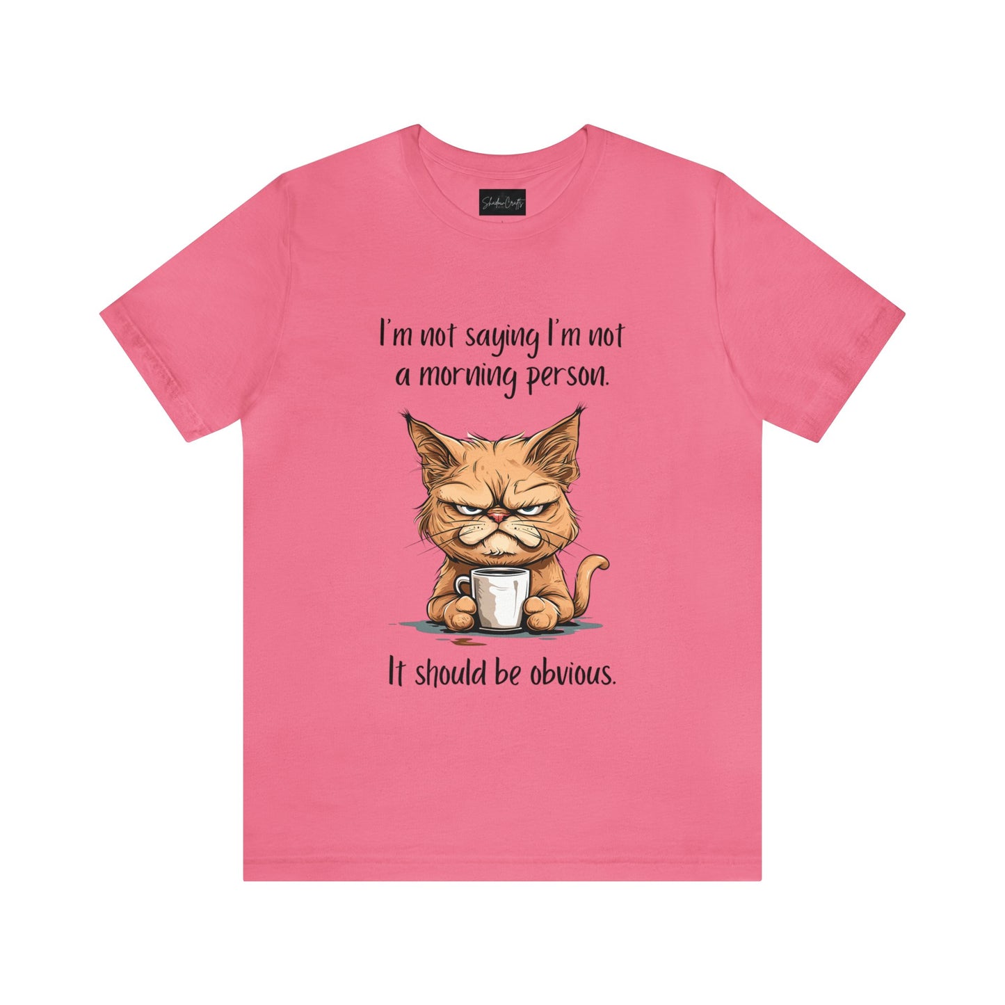Not a Morning Cat (Dark Text) - ShadowCrafts Studio