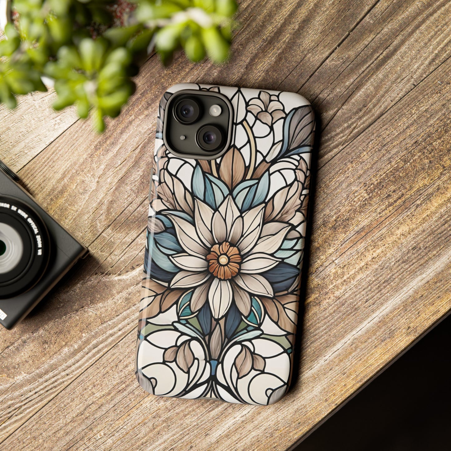 Stained Glass Floral Series 01