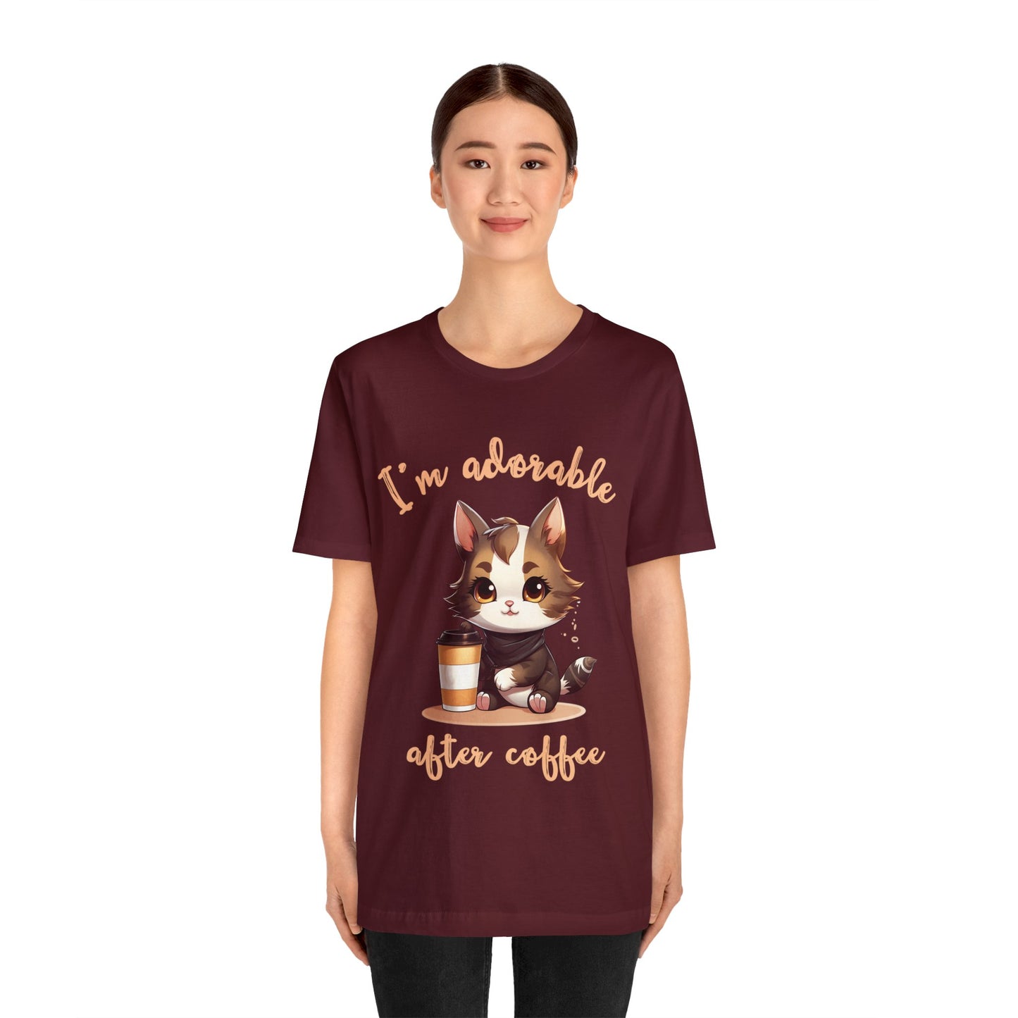 I'm Adorable After Coffee (Light Text) - ShadowCrafts Studio