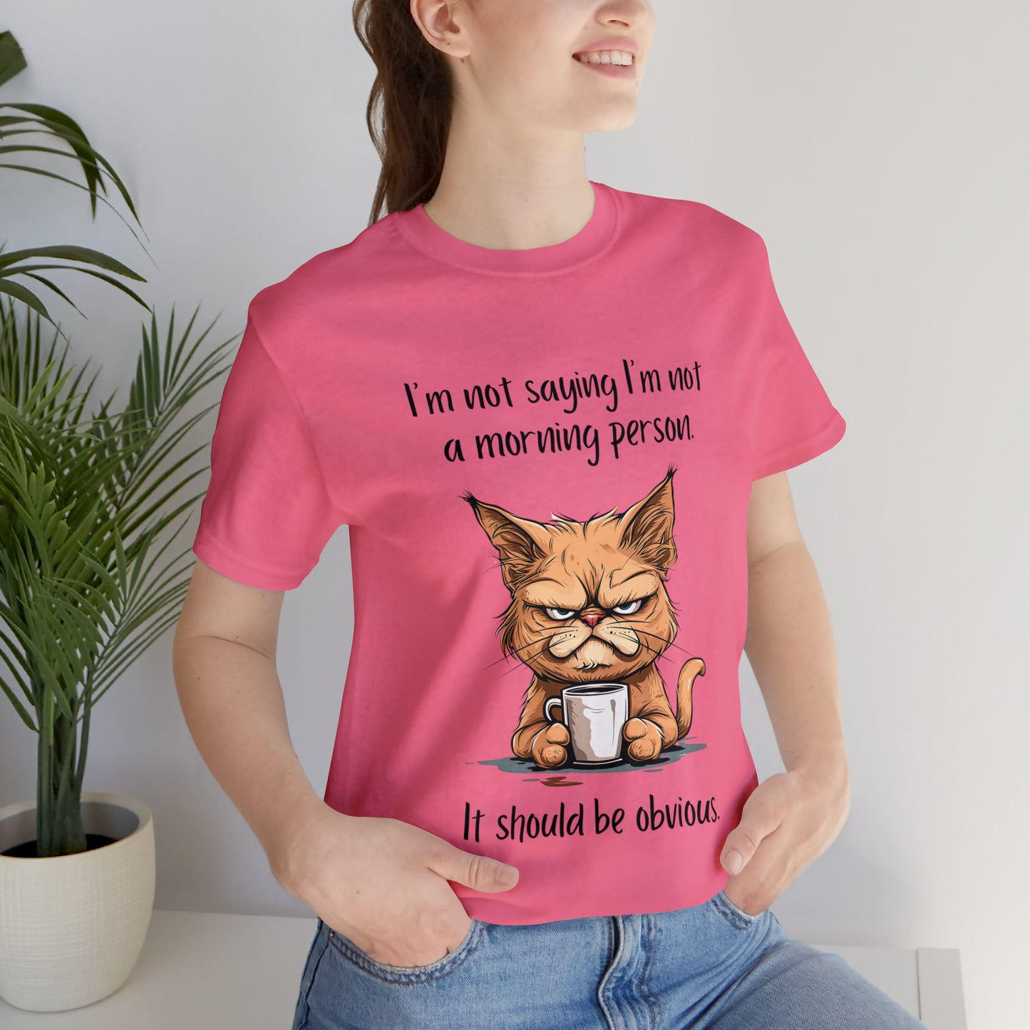 Not a Morning Cat (Dark Text) - ShadowCrafts Studio