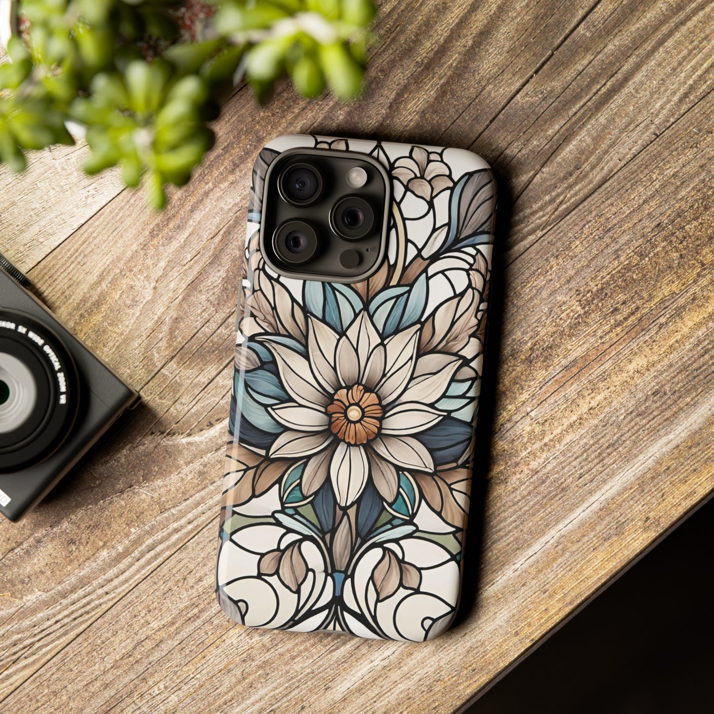 Stained Glass Floral Series 01