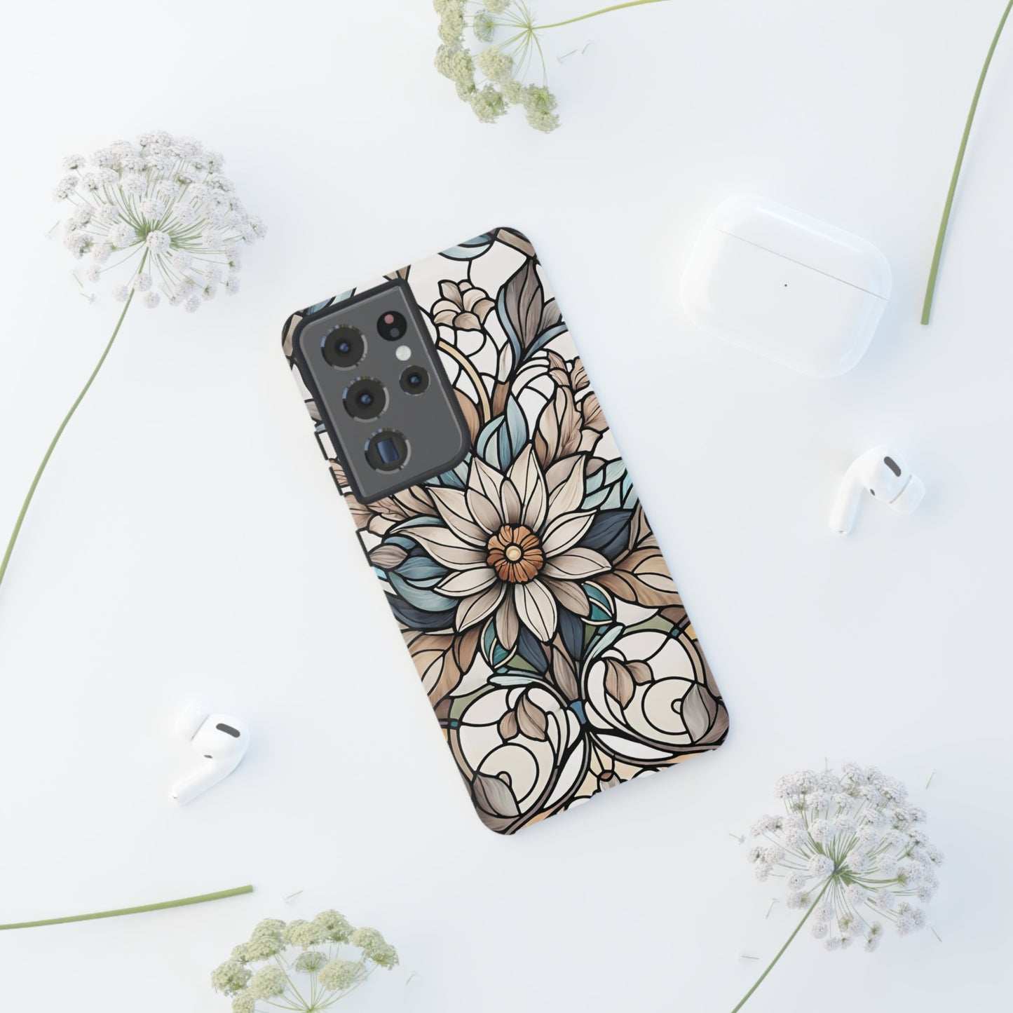 Stained Glass Floral Series 01