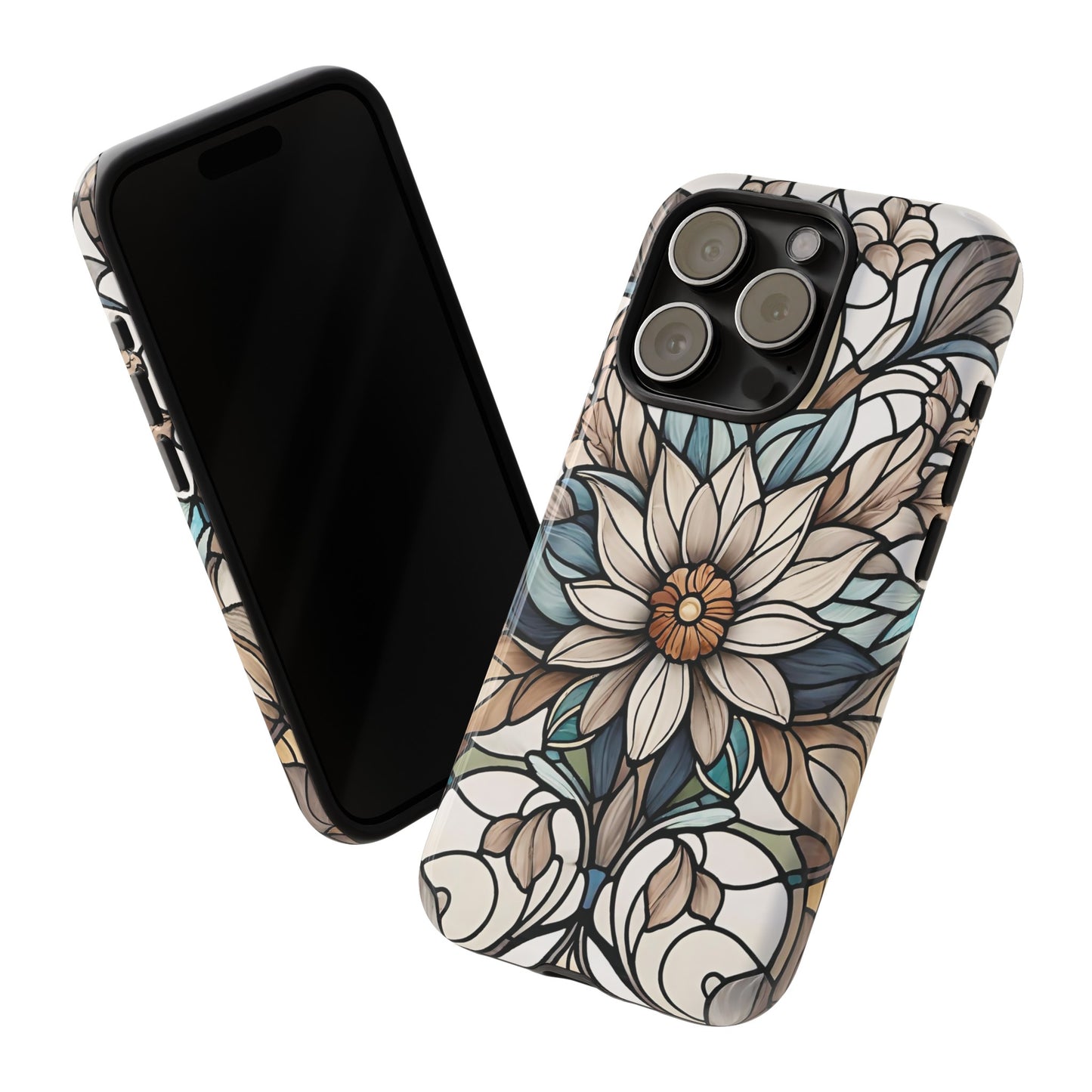 Stained Glass Floral Series 01