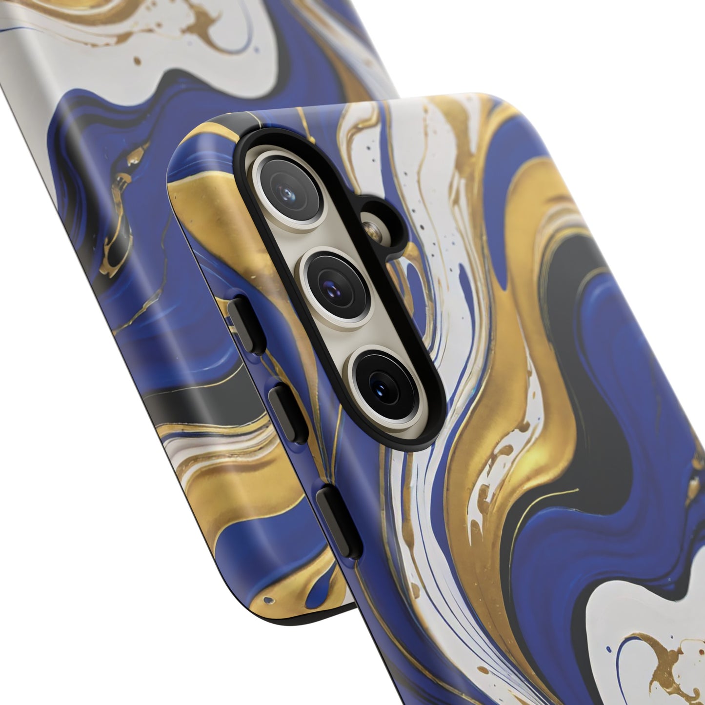Blue and Gold Swirl 02