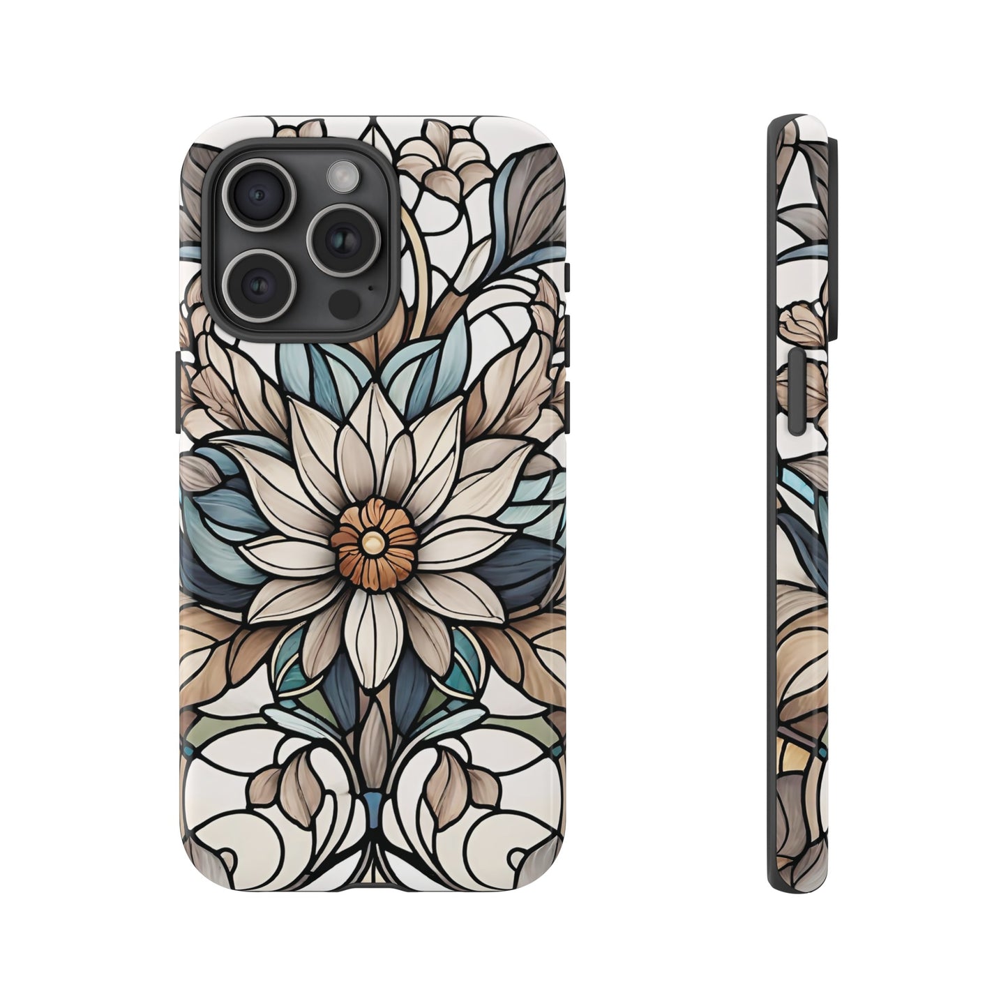 Stained Glass Floral Series 01