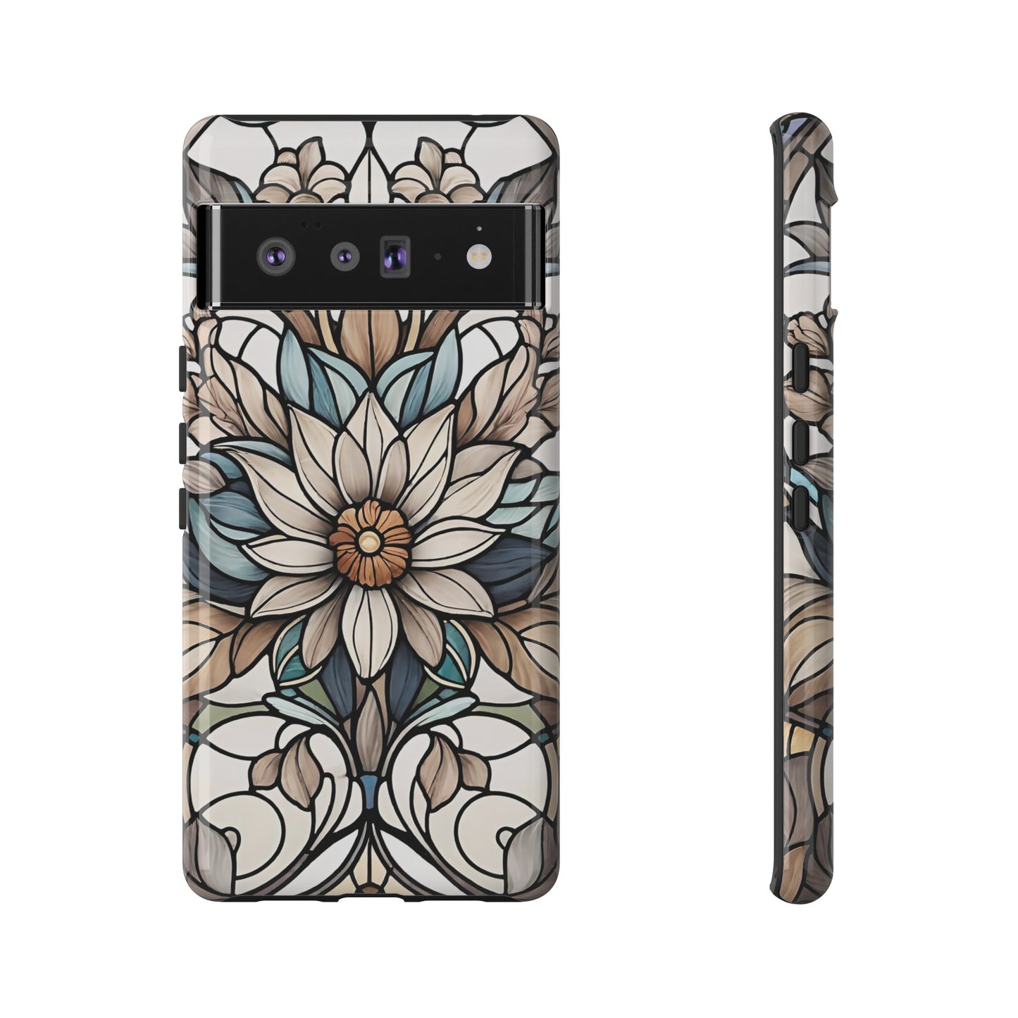 Stained Glass Floral Series 01