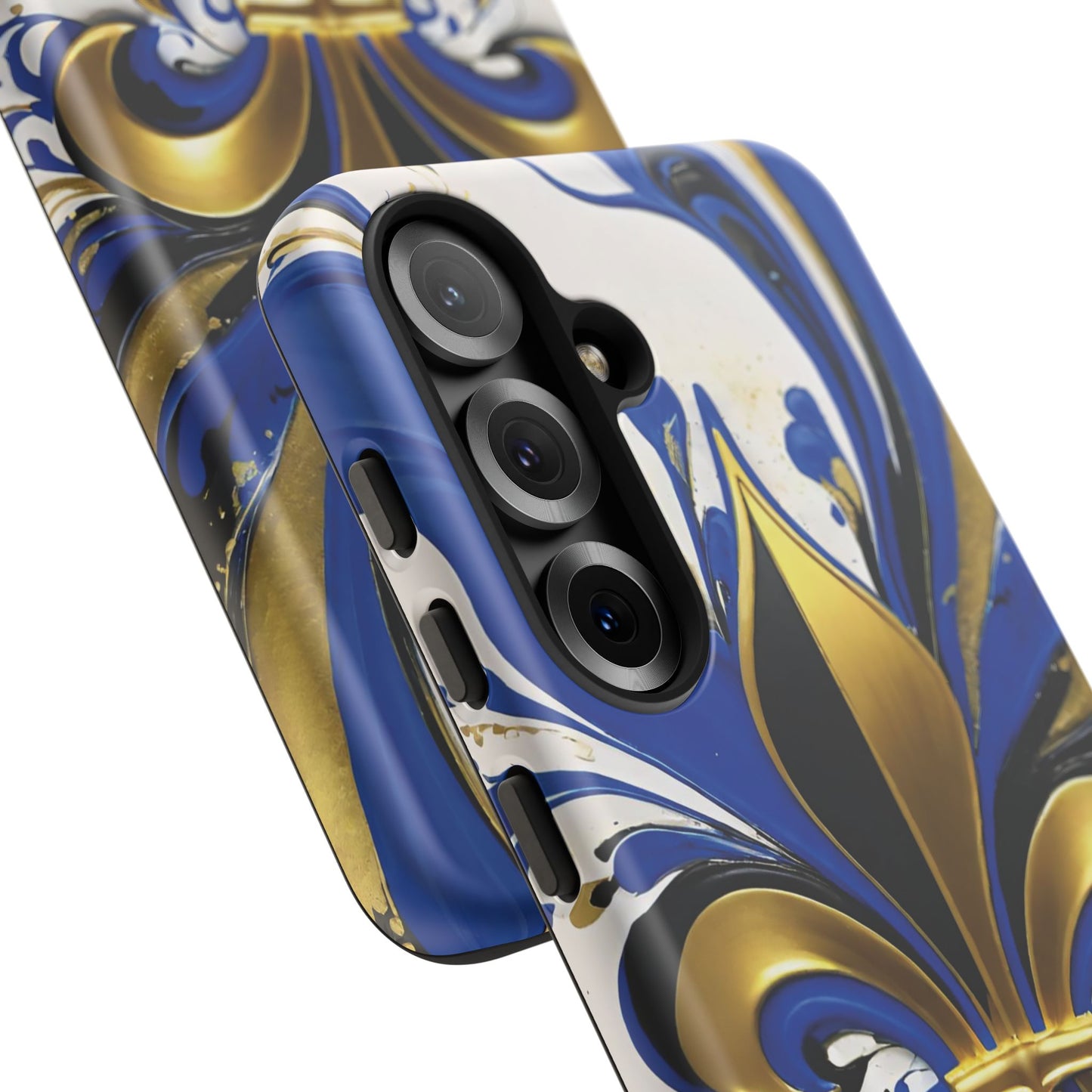 Blue and Gold Fleur-de-Lis 01