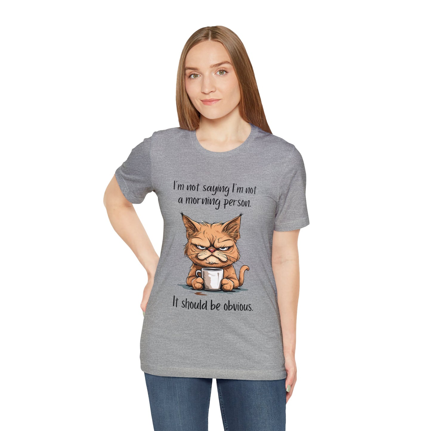 Not a Morning Cat (Dark Text) - ShadowCrafts Studio