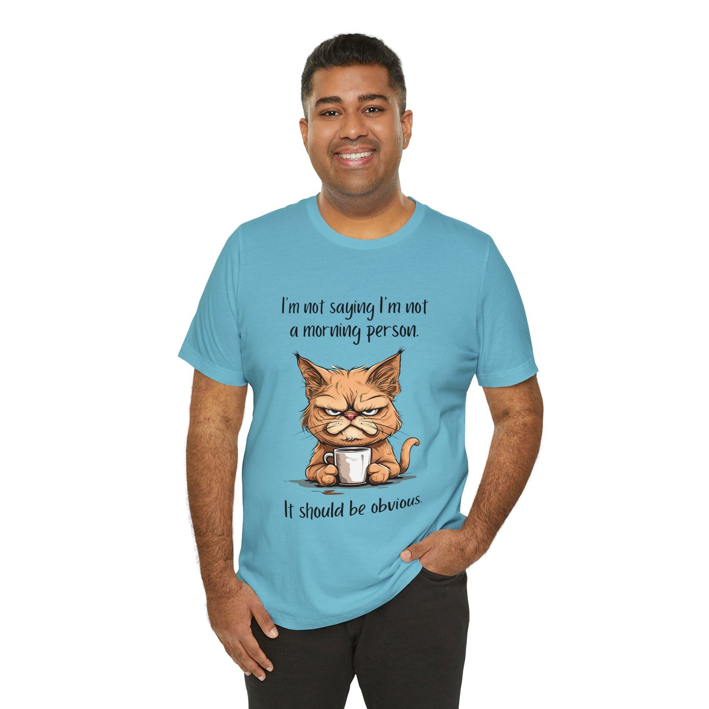 Not a Morning Cat (Dark Text) - ShadowCrafts Studio