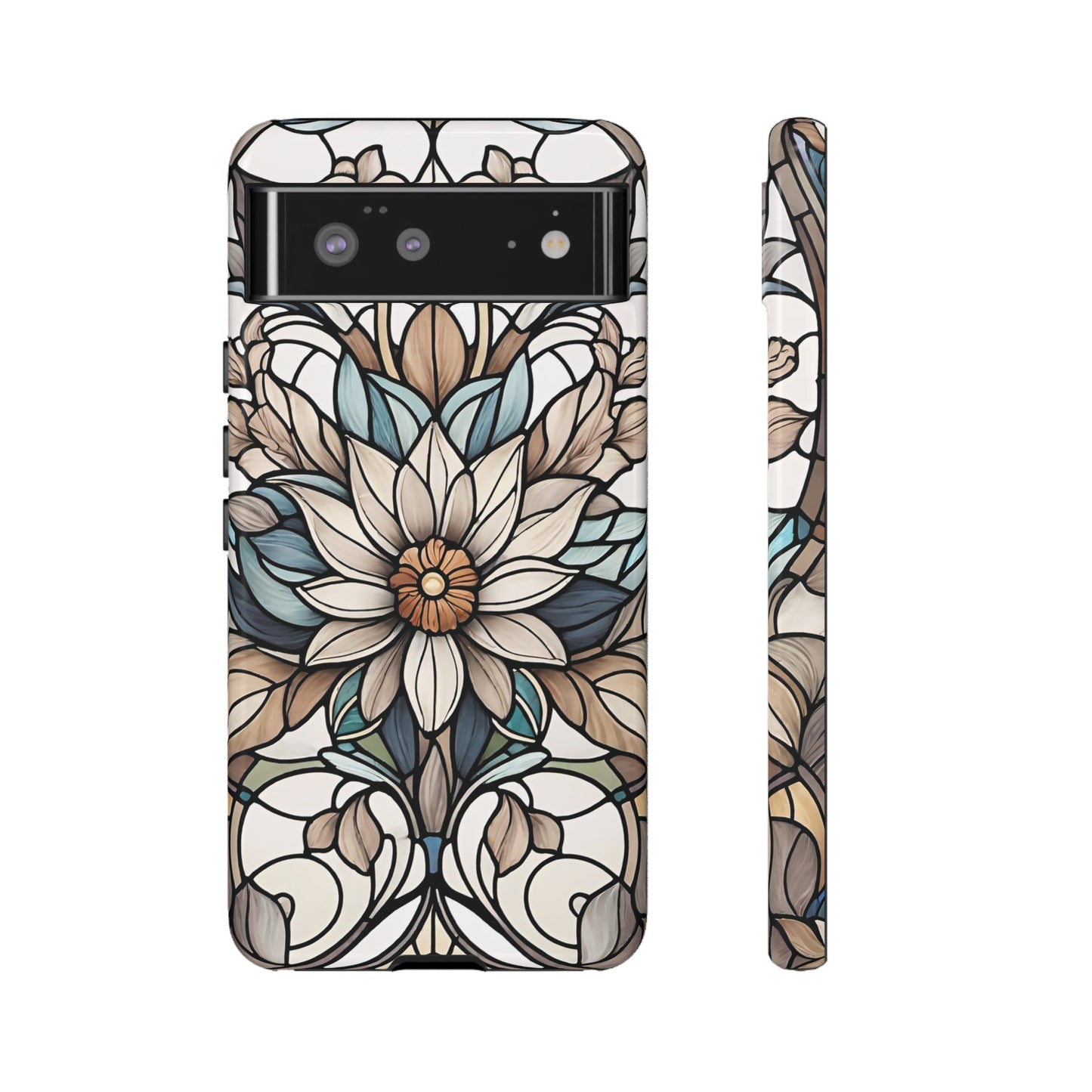 Stained Glass Floral Series 01