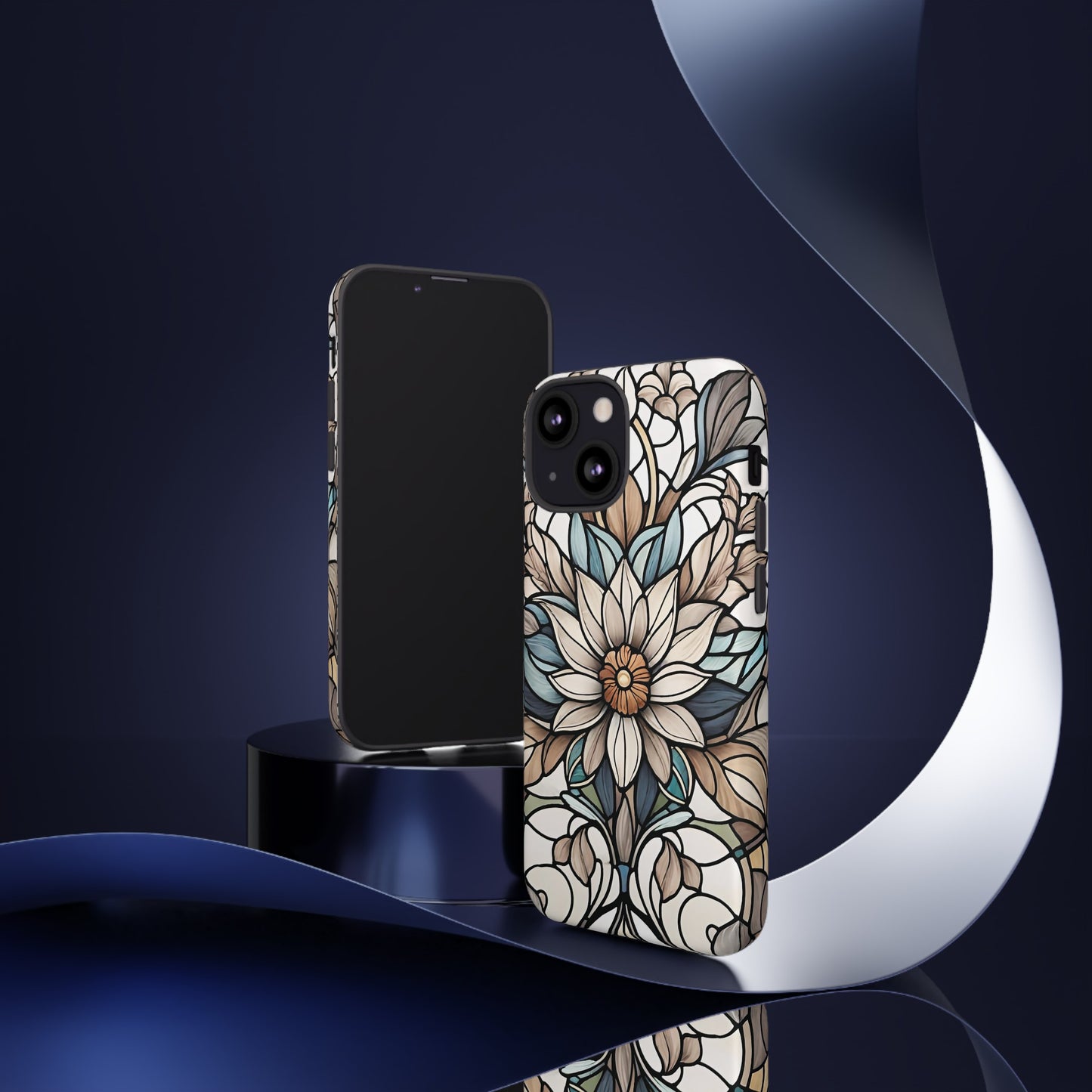 Stained Glass Floral Series 01