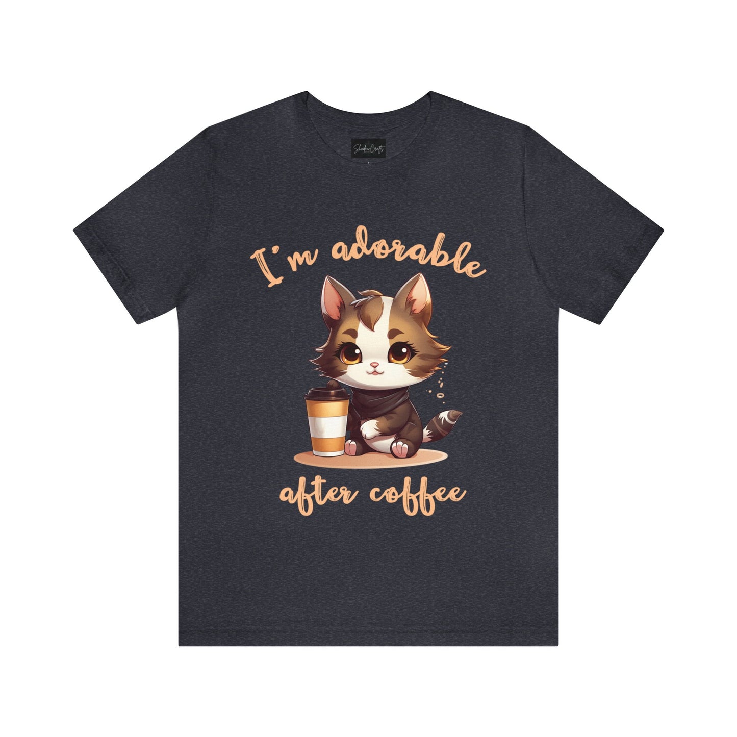 I'm Adorable After Coffee (Light Text) - ShadowCrafts Studio