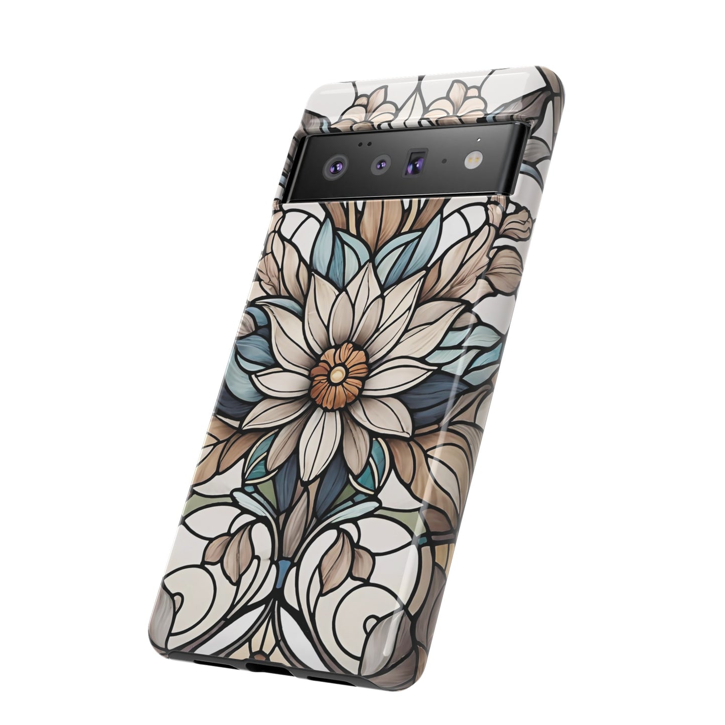Stained Glass Floral Series 01