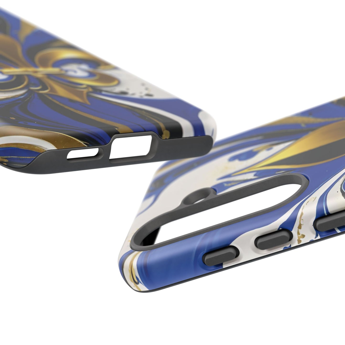 Blue and Gold Fleur-de-Lis 01