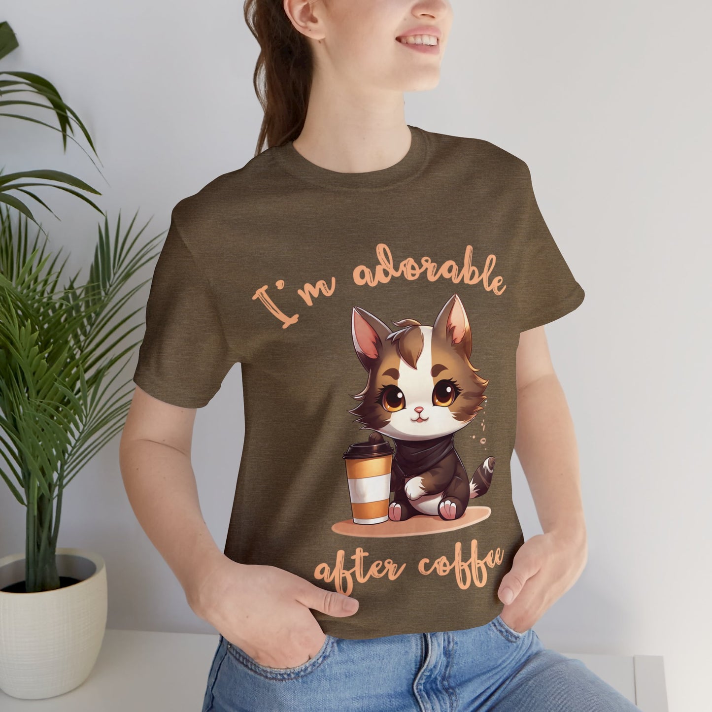 I'm Adorable After Coffee (Light Text) - ShadowCrafts Studio
