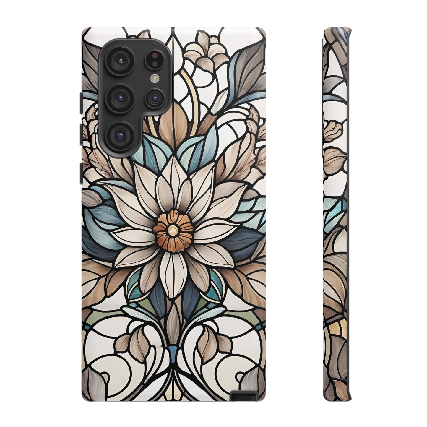 Stained Glass Floral Series 01