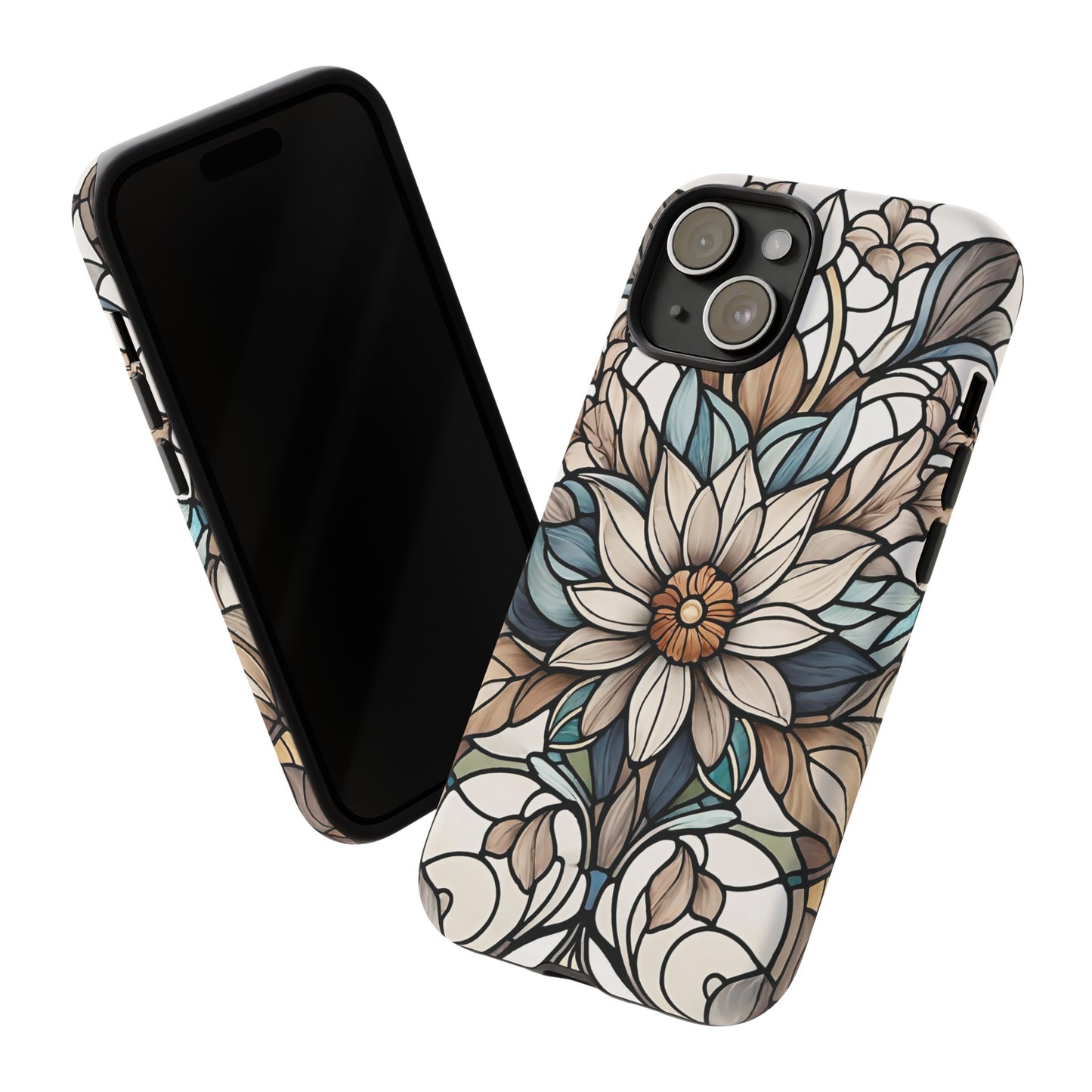 Stained Glass Floral Series 01