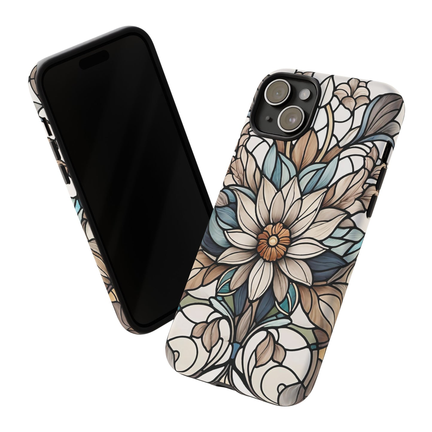 Stained Glass Floral Series 01
