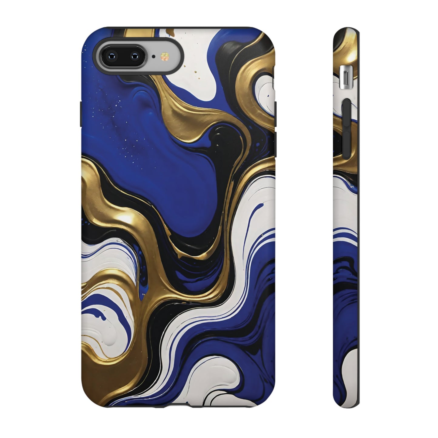 Blue and Gold Swirl 03