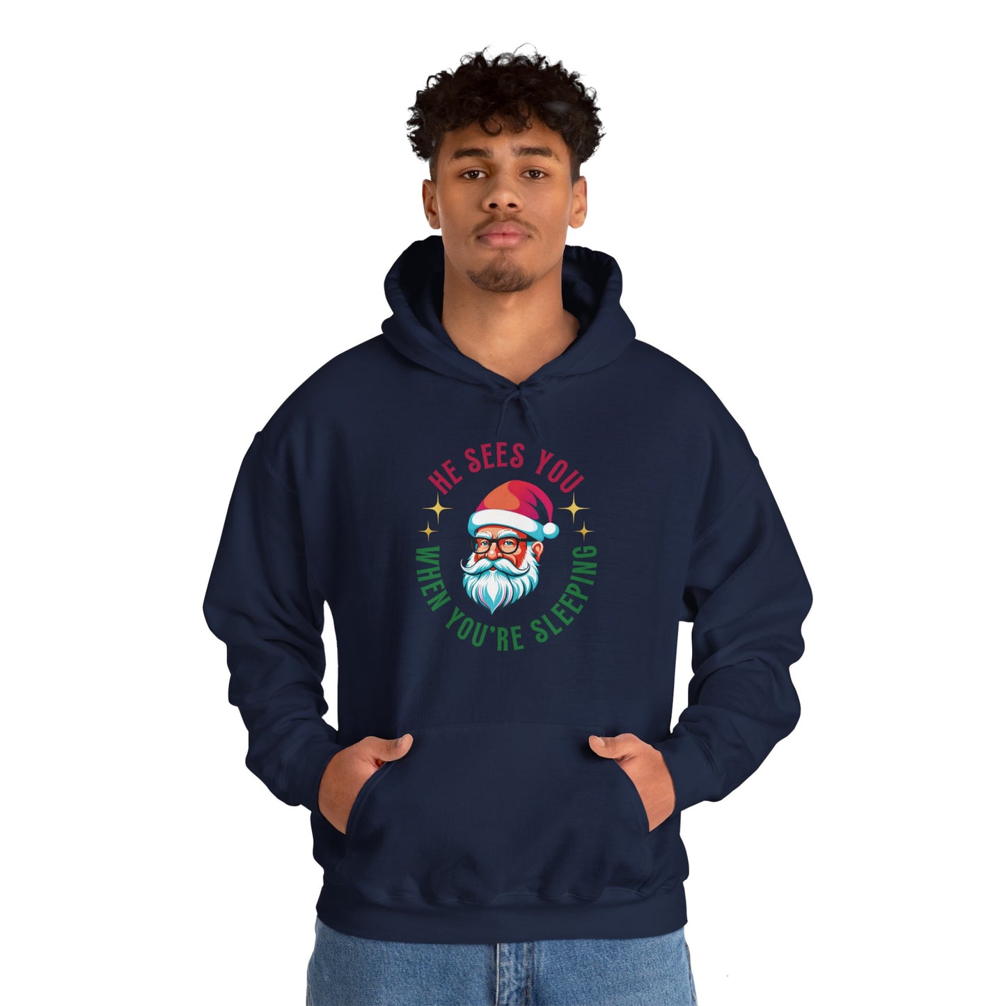 Santa's Always Watching (Unisex Hoodie)