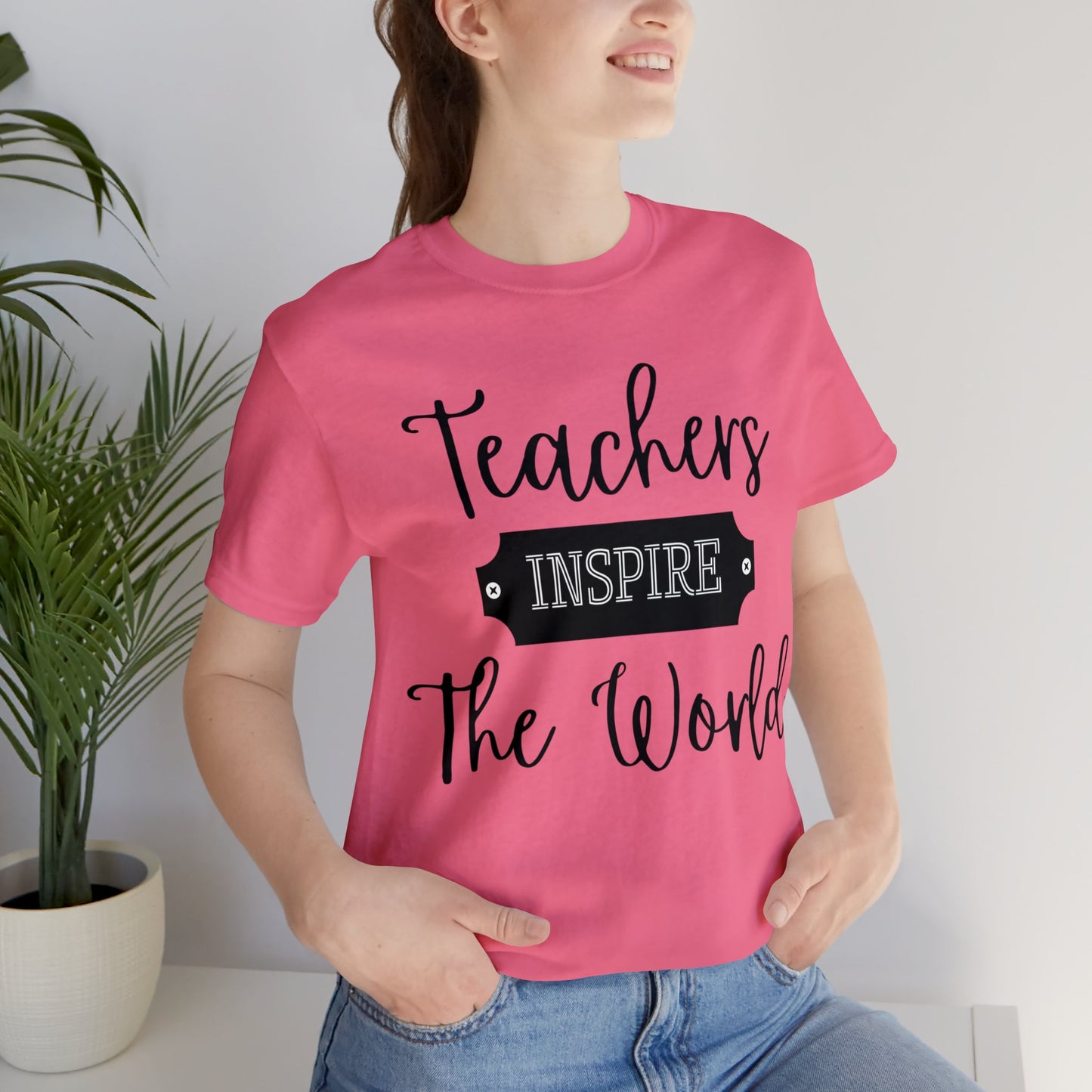 Teachers Inspire the World (Dark Text) - ShadowCrafts Studio