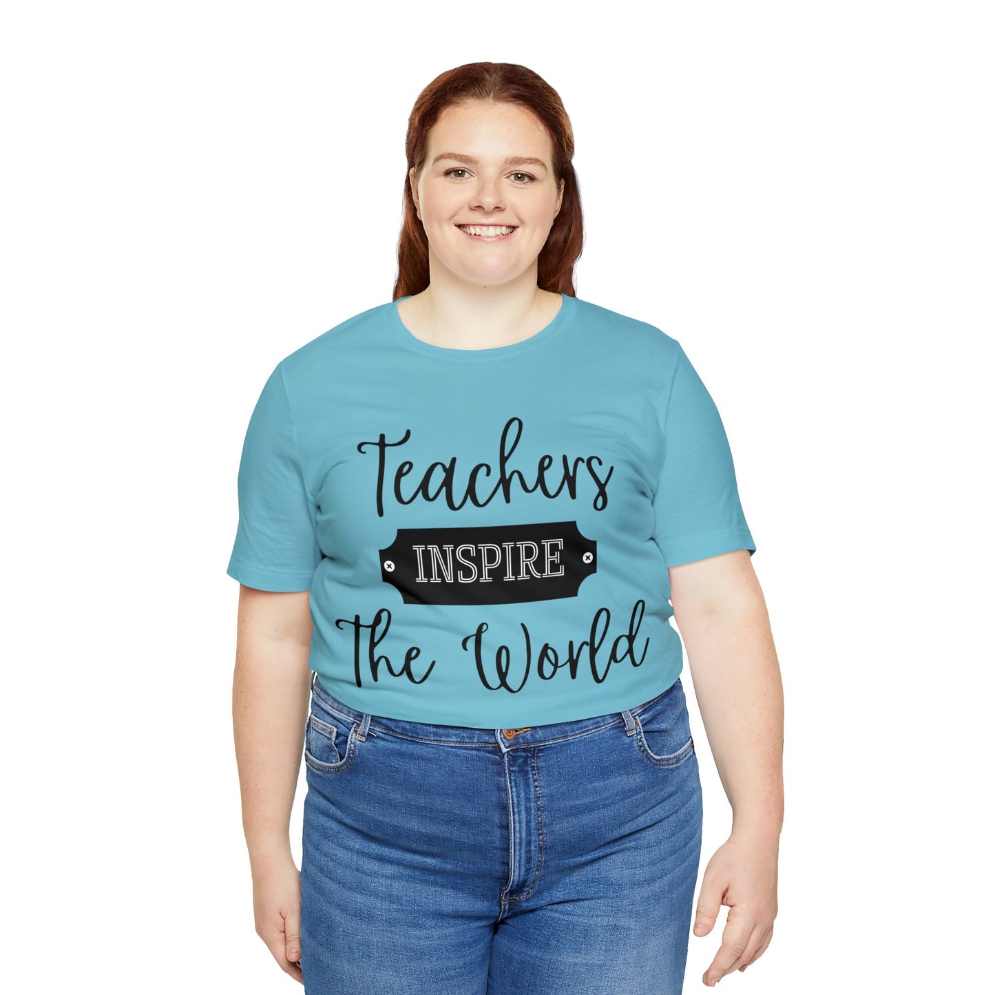 Teachers Inspire the World (Dark Text) - ShadowCrafts Studio