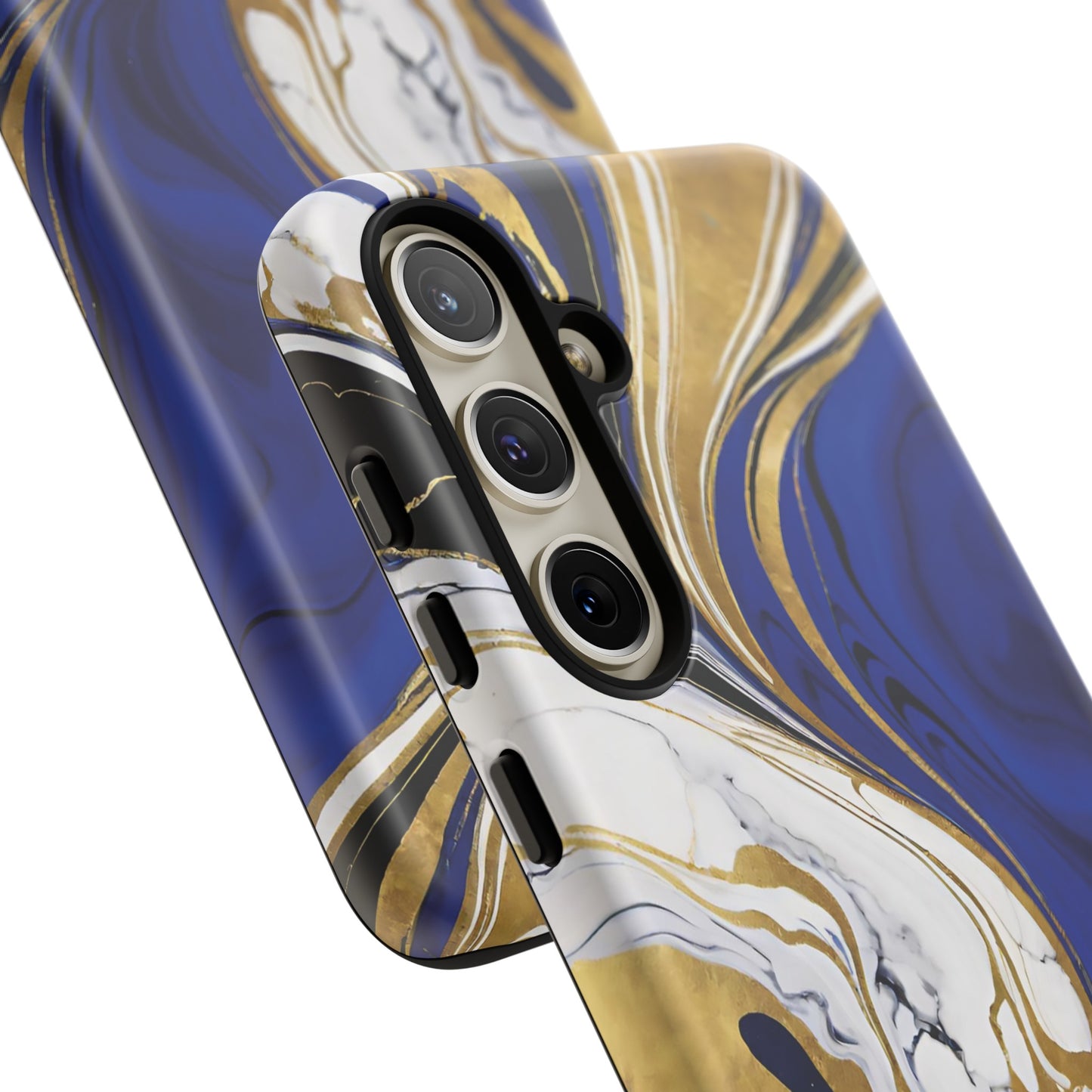 Blue and Gold Swirl 01