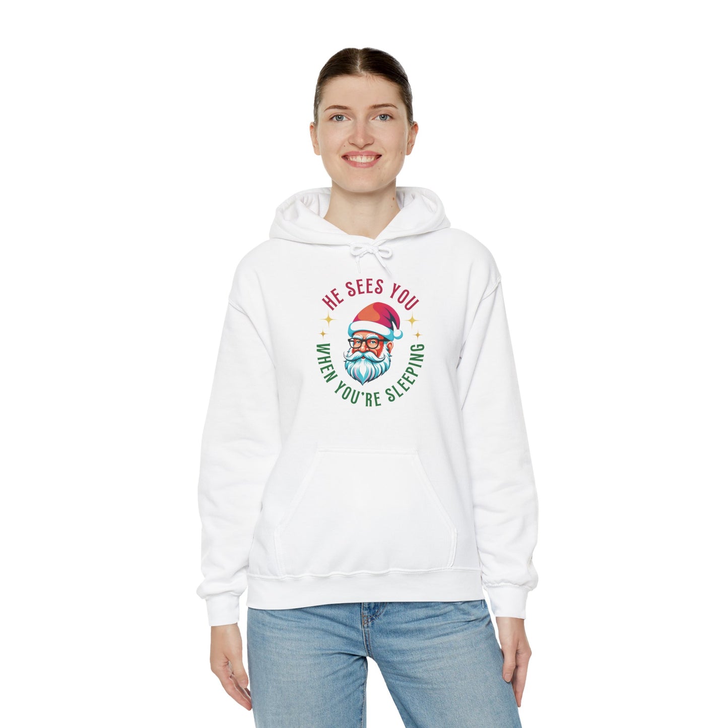 Santa's Always Watching (Unisex Hoodie)