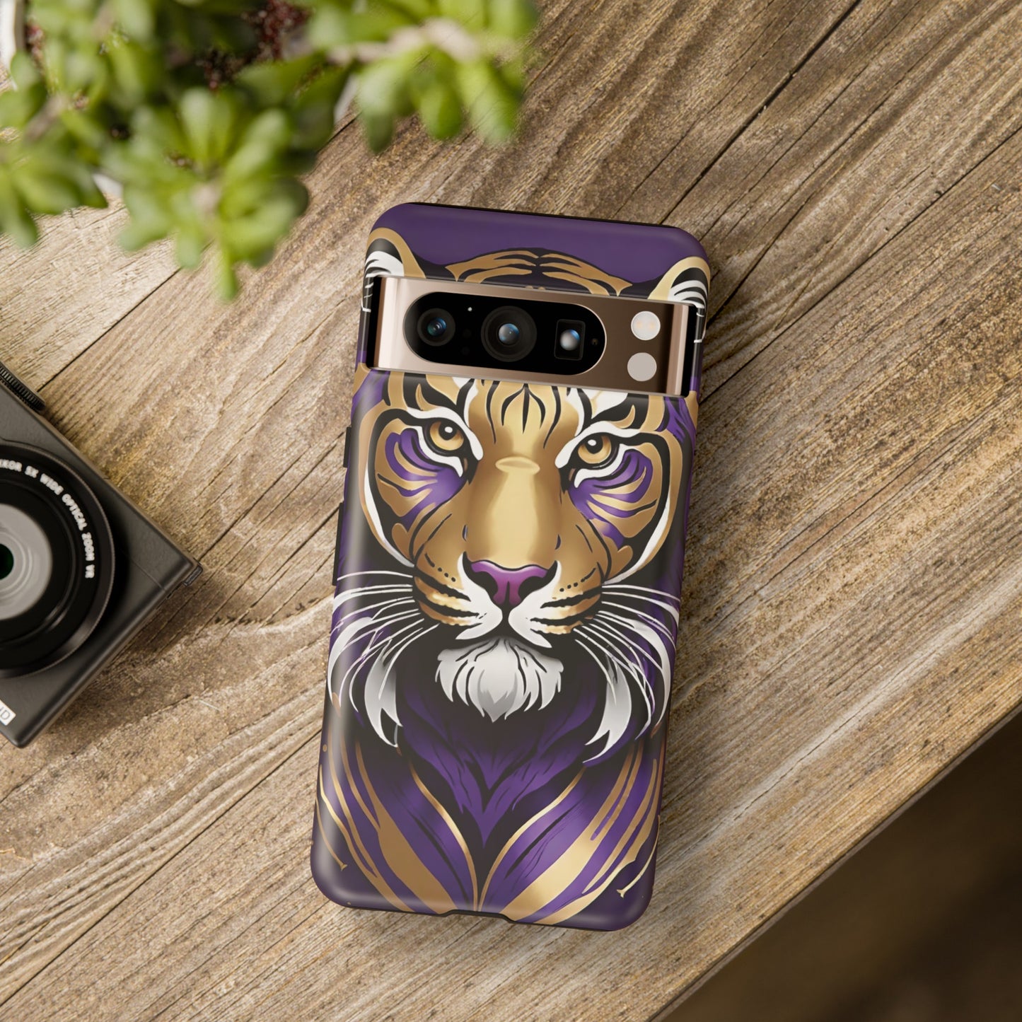 Purple and Gold Tiger