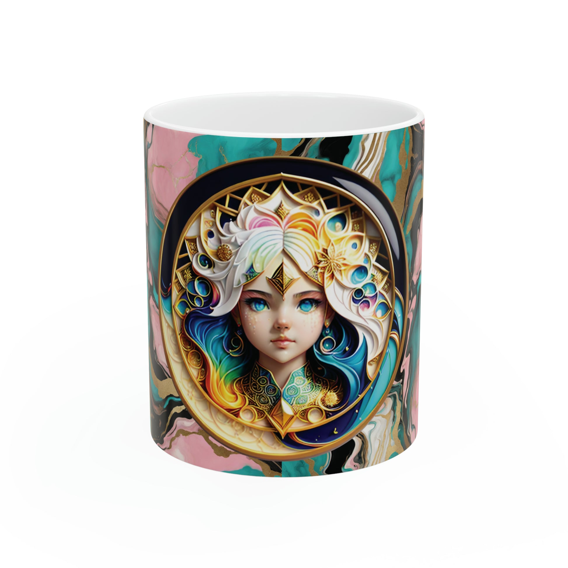 Rainbow Fairy Mug 04, 11oz - ShadowCrafts Studio