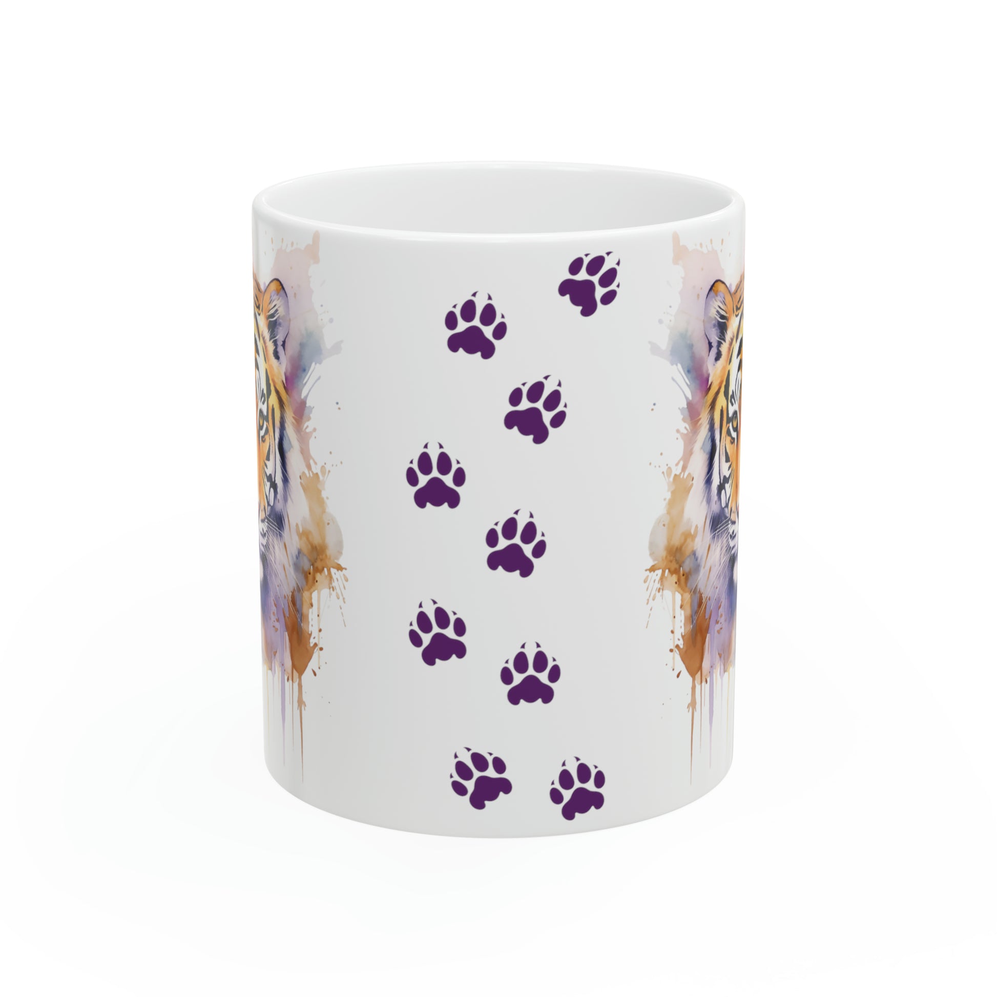 Tiger Prints Mug, 11oz - ShadowCrafts Studio