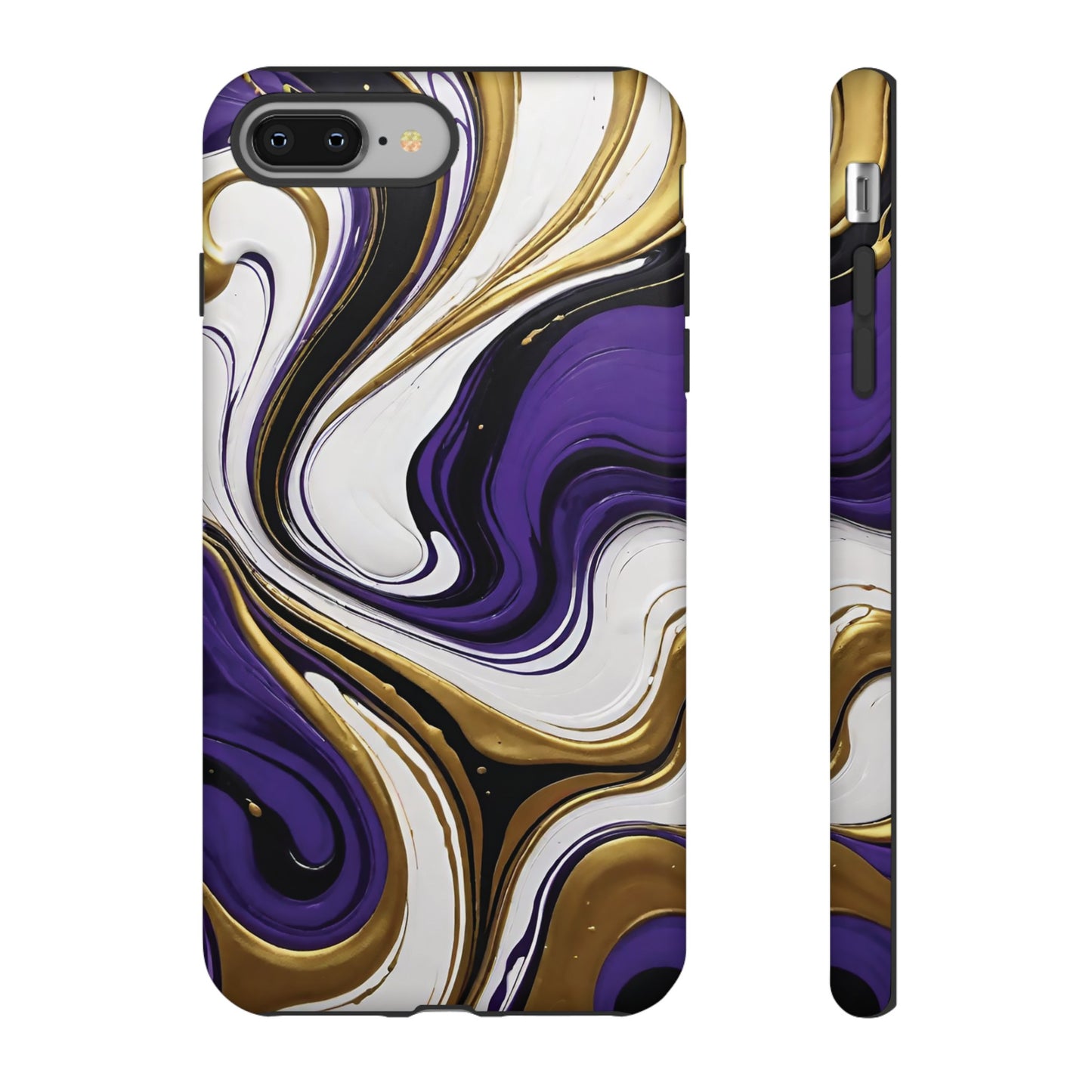 Purple and Gold Swirl 02