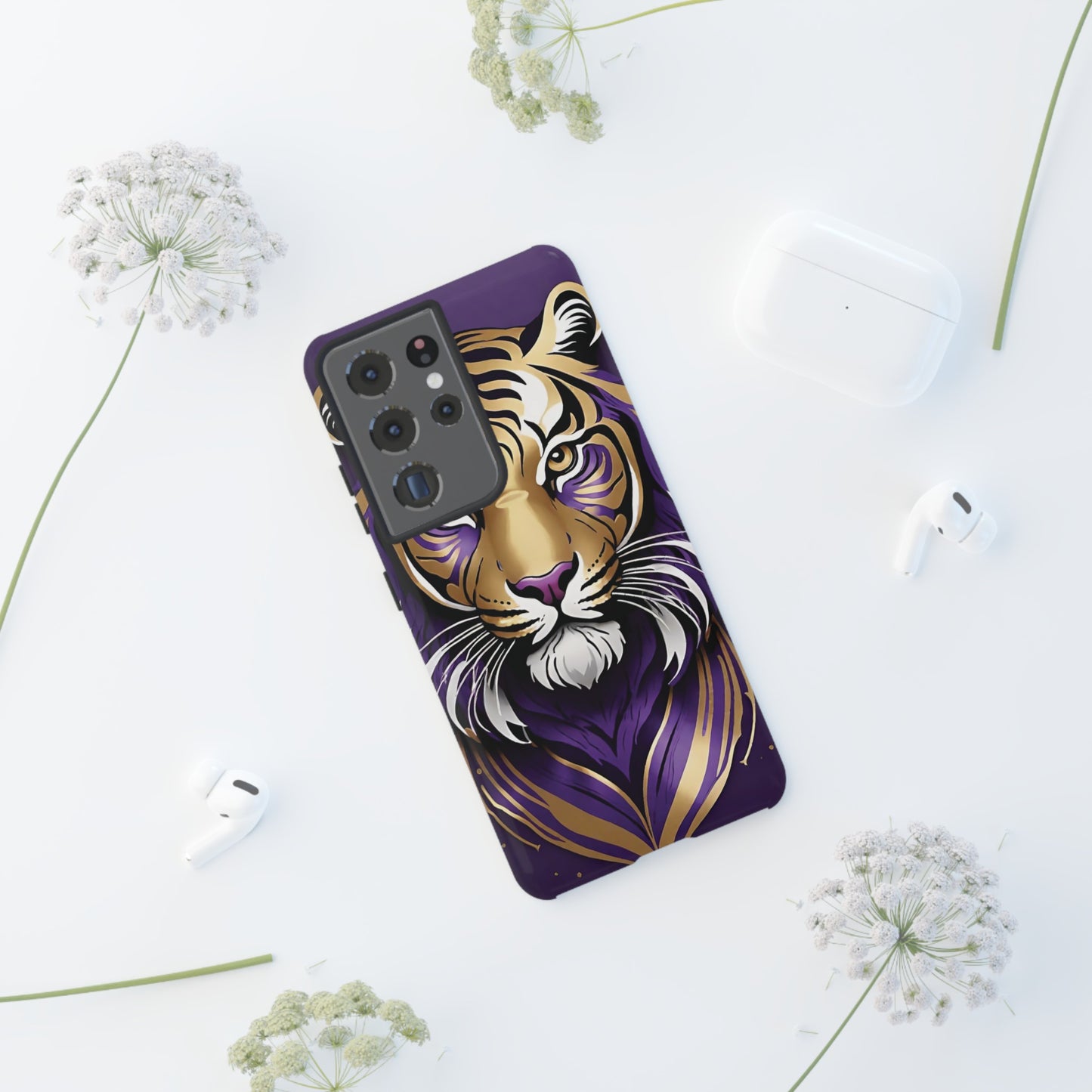 Purple and Gold Tiger