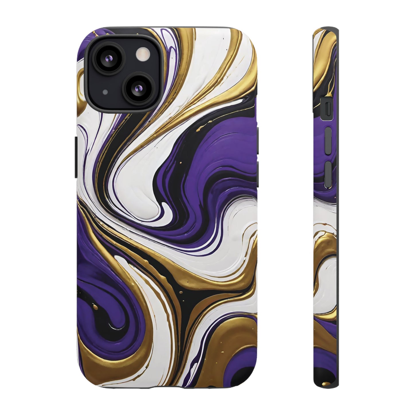 Purple and Gold Swirl 02