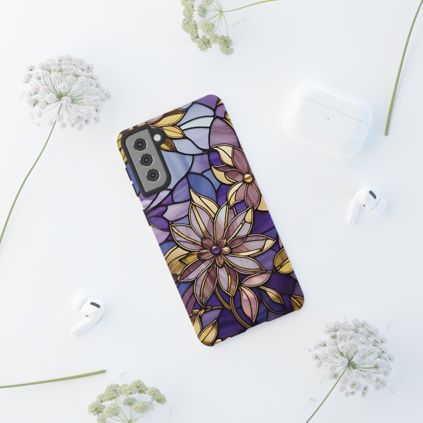 Stained Glass Floral Series 05
