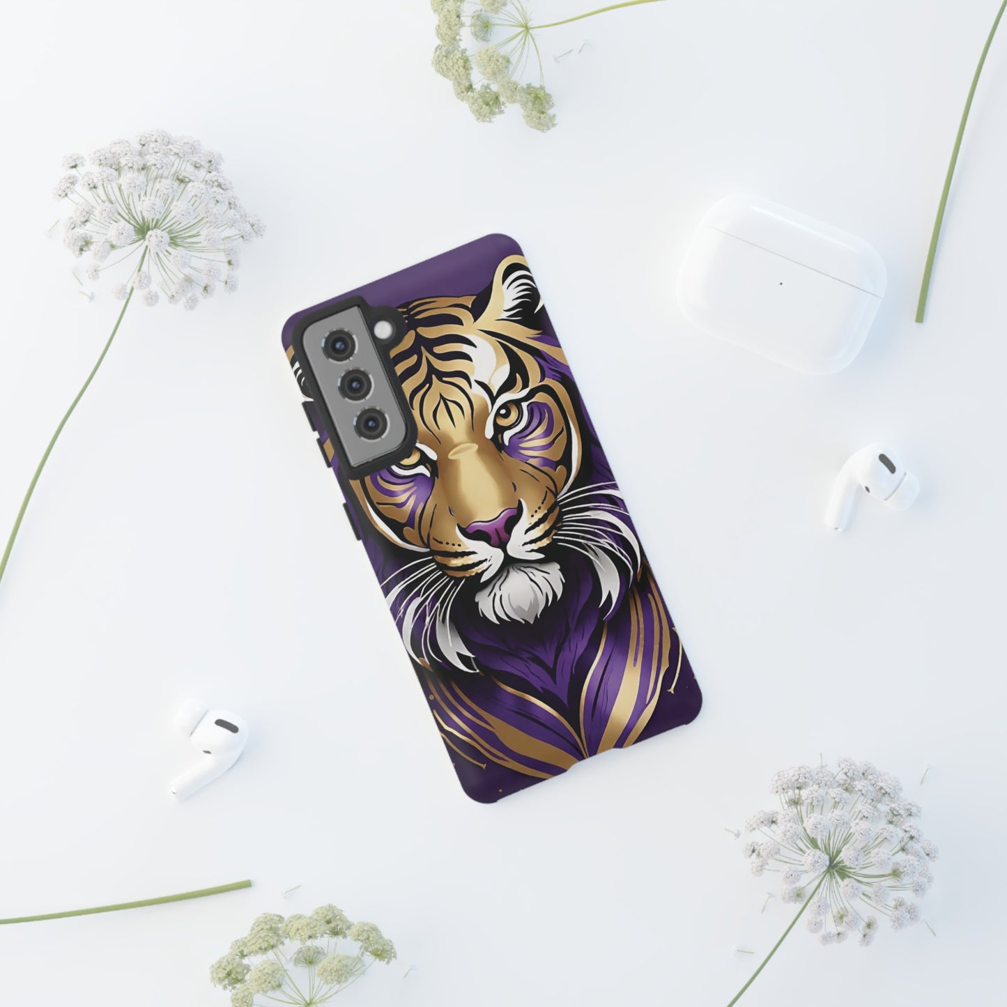 Purple and Gold Tiger