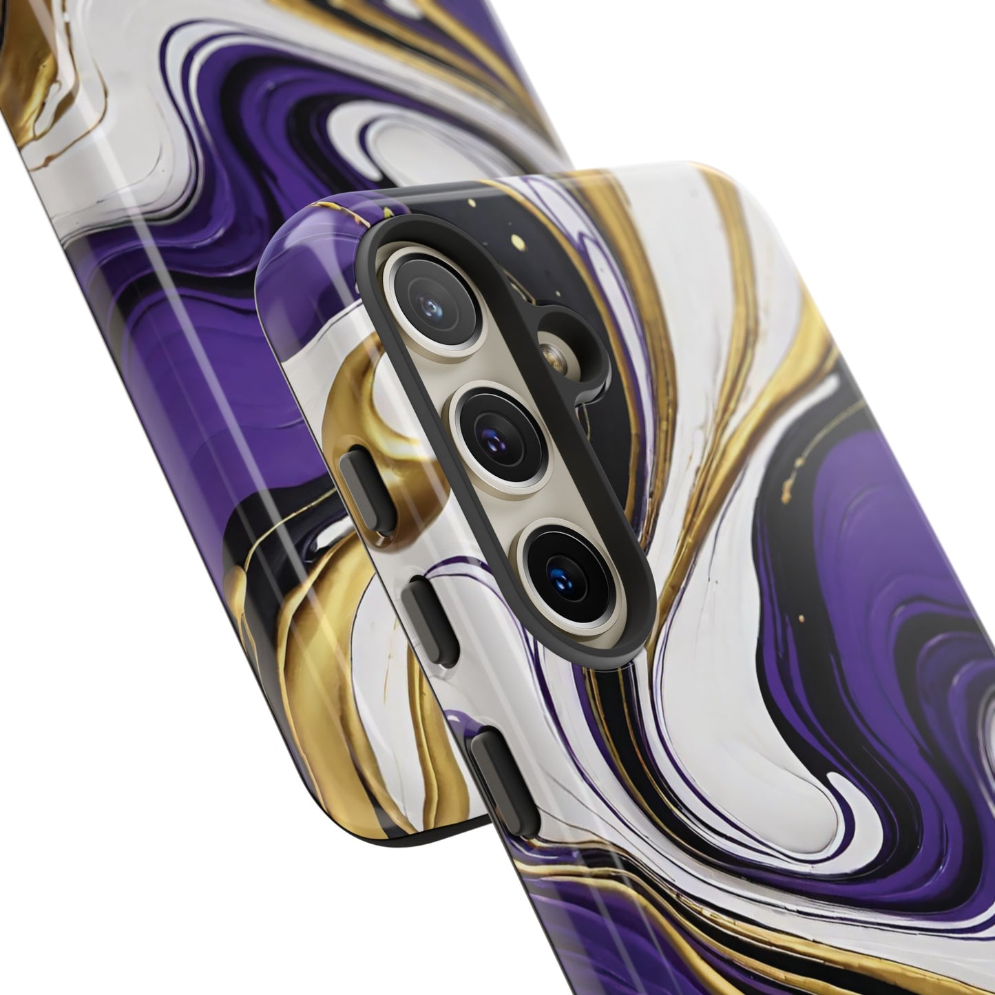 Purple and Gold Swirl 02