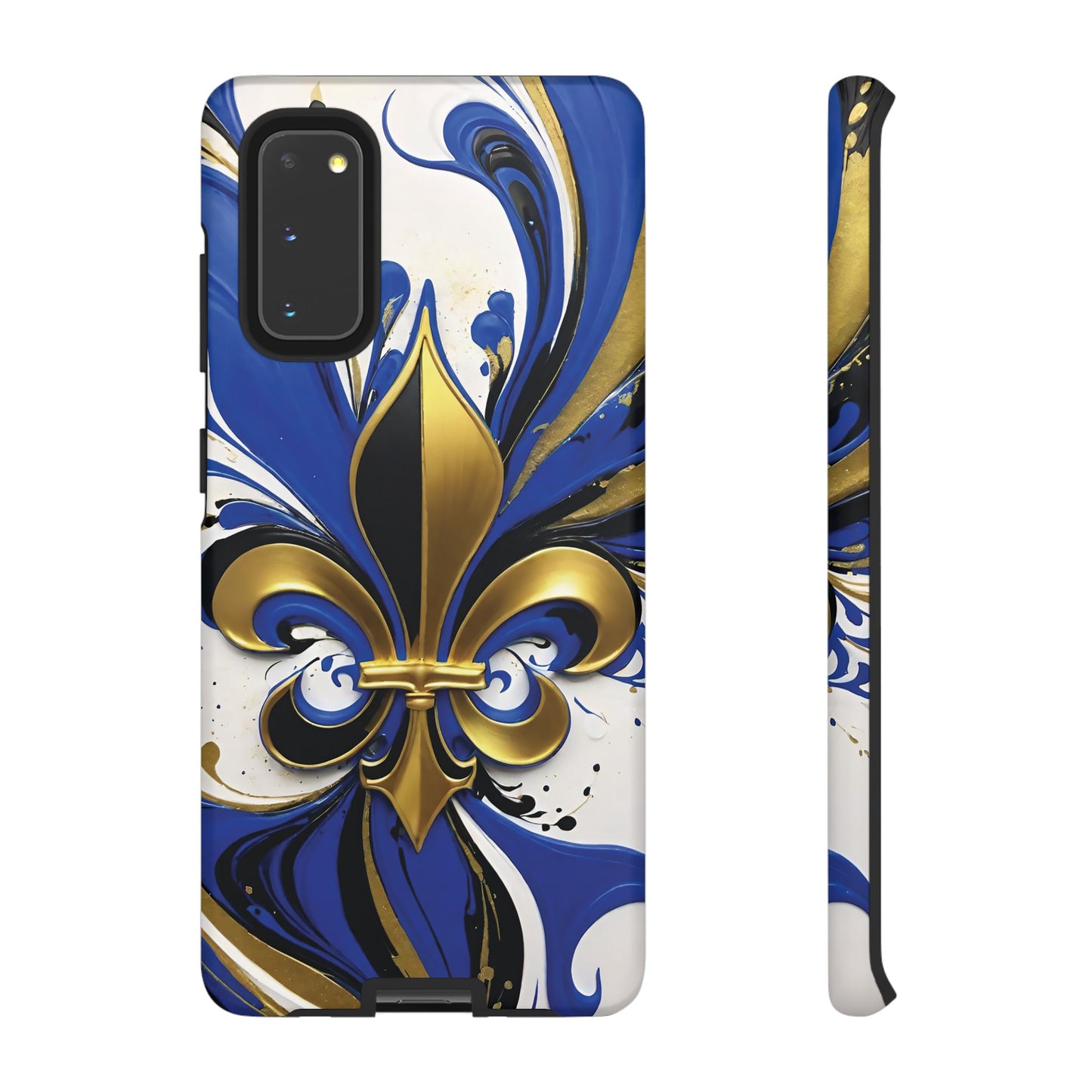 Blue and Gold Fleur-de-Lis 01