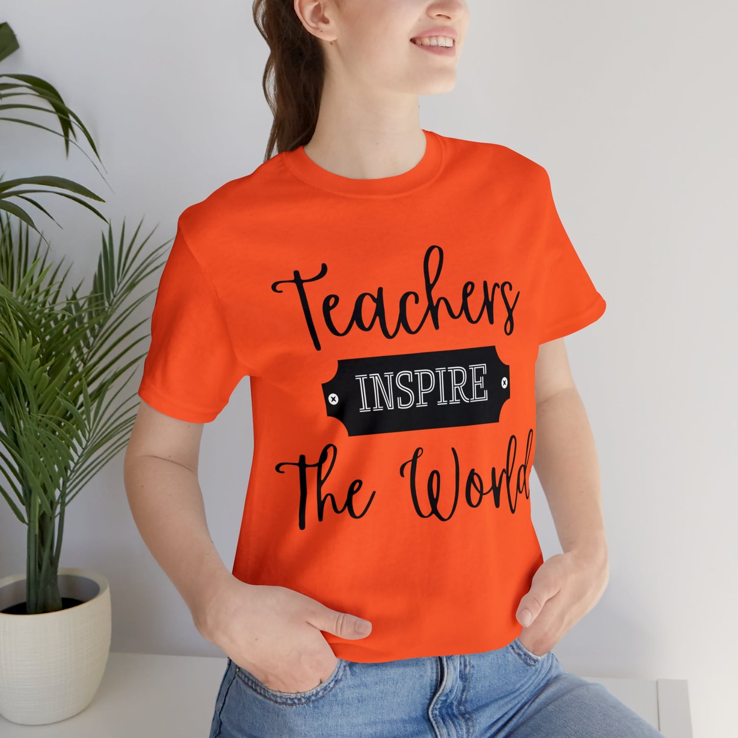 Teachers Inspire the World (Dark Text) - ShadowCrafts Studio