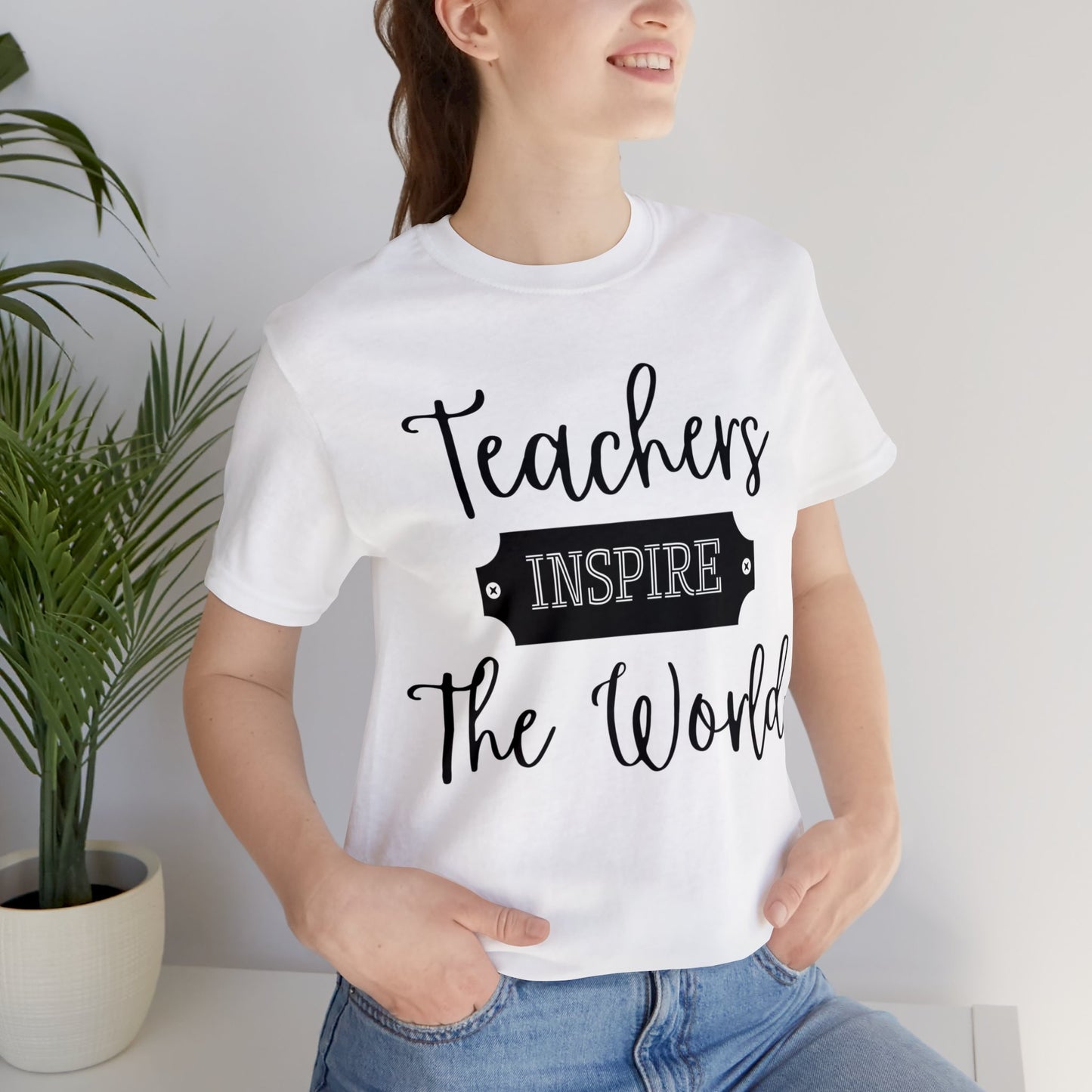 Teachers Inspire the World (Dark Text) - ShadowCrafts Studio