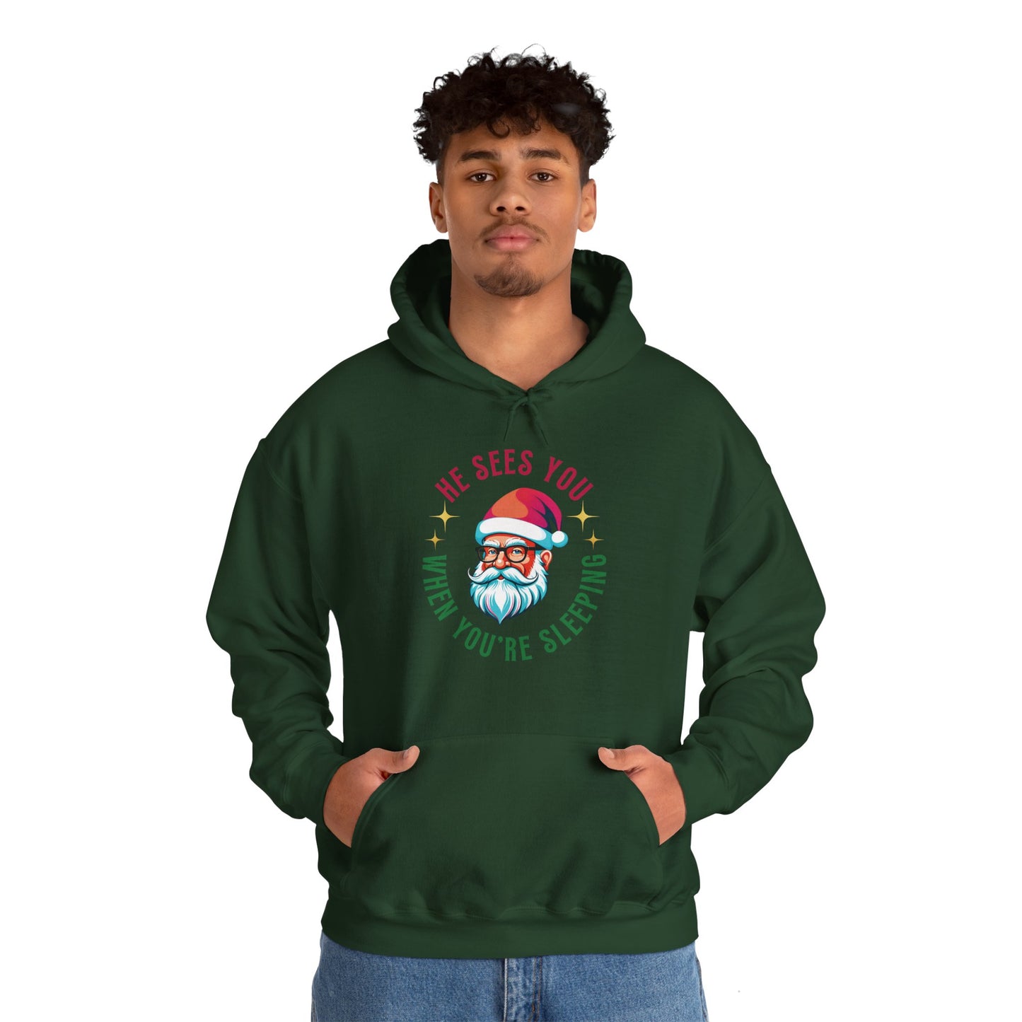 Santa's Always Watching (Unisex Hoodie)