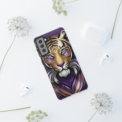 Purple and Gold Tiger