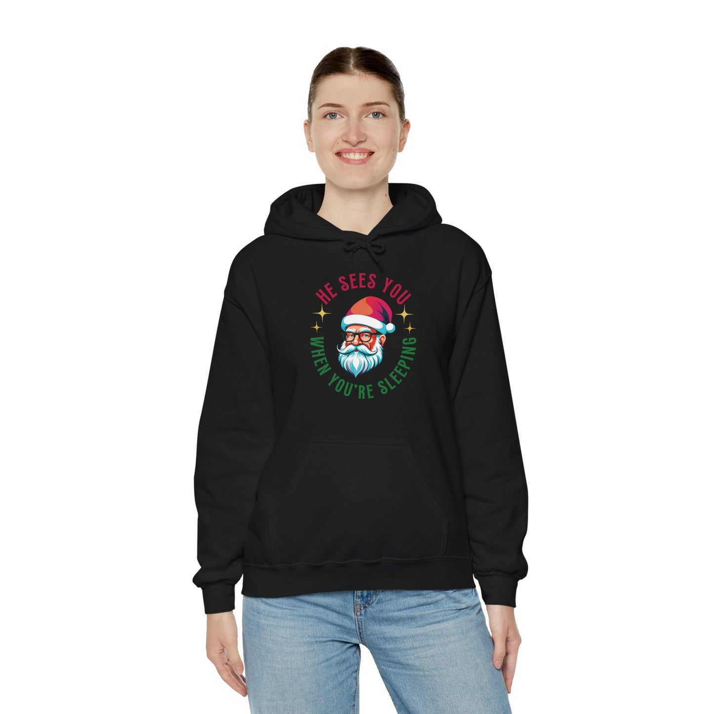 Santa's Always Watching (Unisex Hoodie)