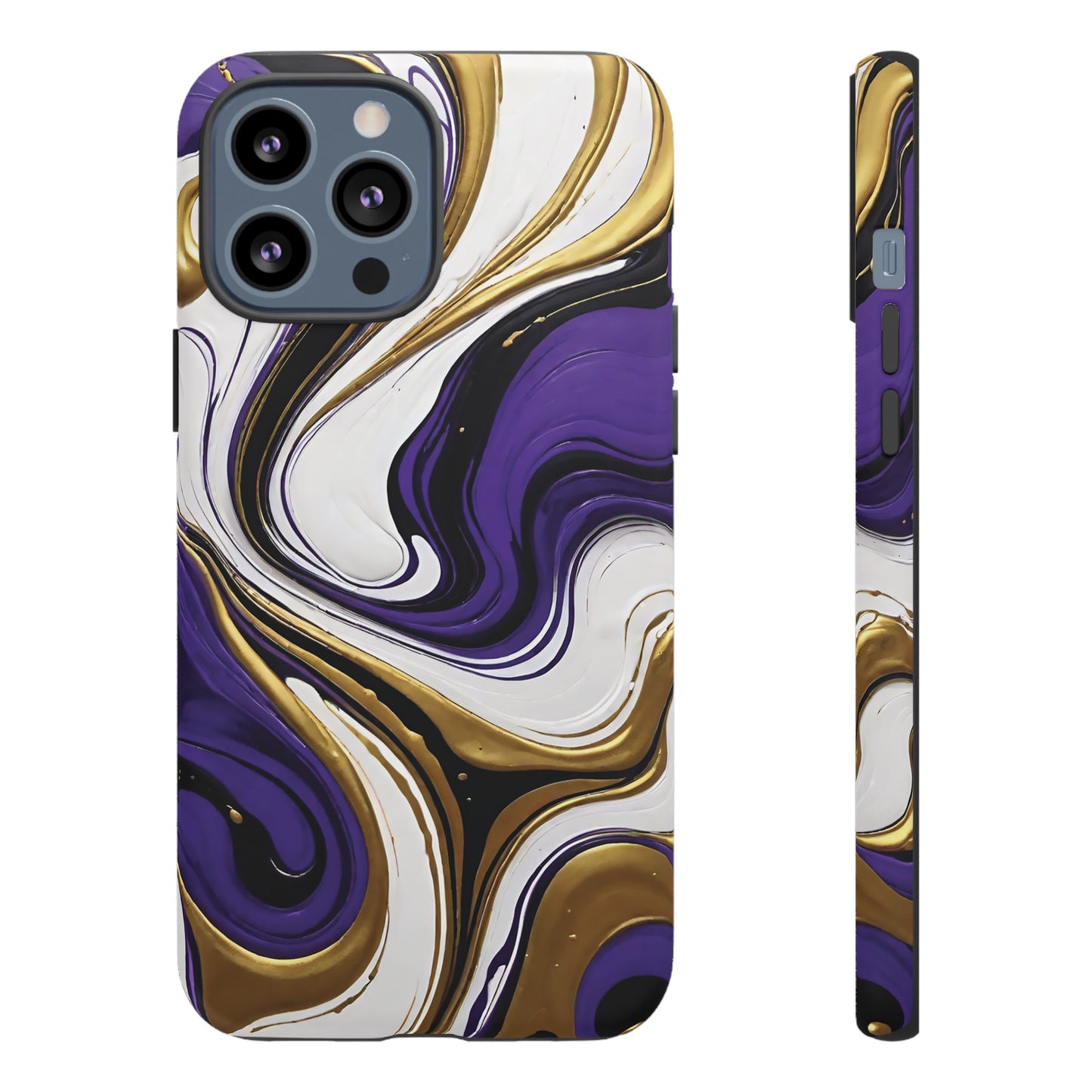 Purple and Gold Swirl 02