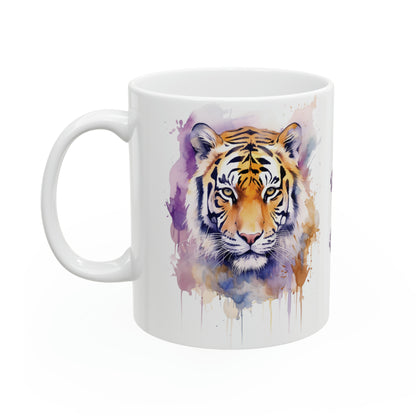 Tiger Prints Mug, 11oz - ShadowCrafts Studio