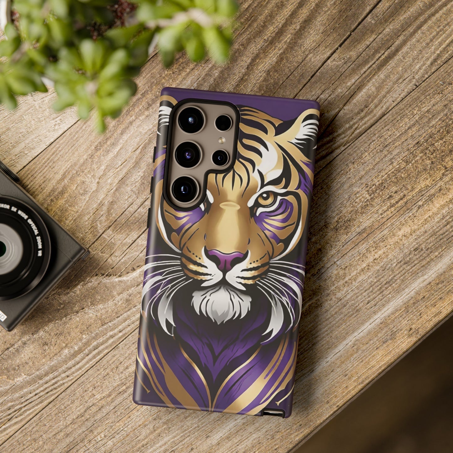 Purple and Gold Tiger