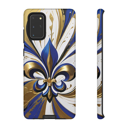 Blue and Gold Fleur-de-Lis 02