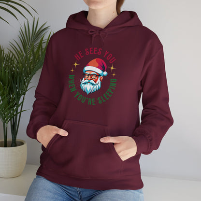 Santa's Always Watching (Unisex Hoodie)