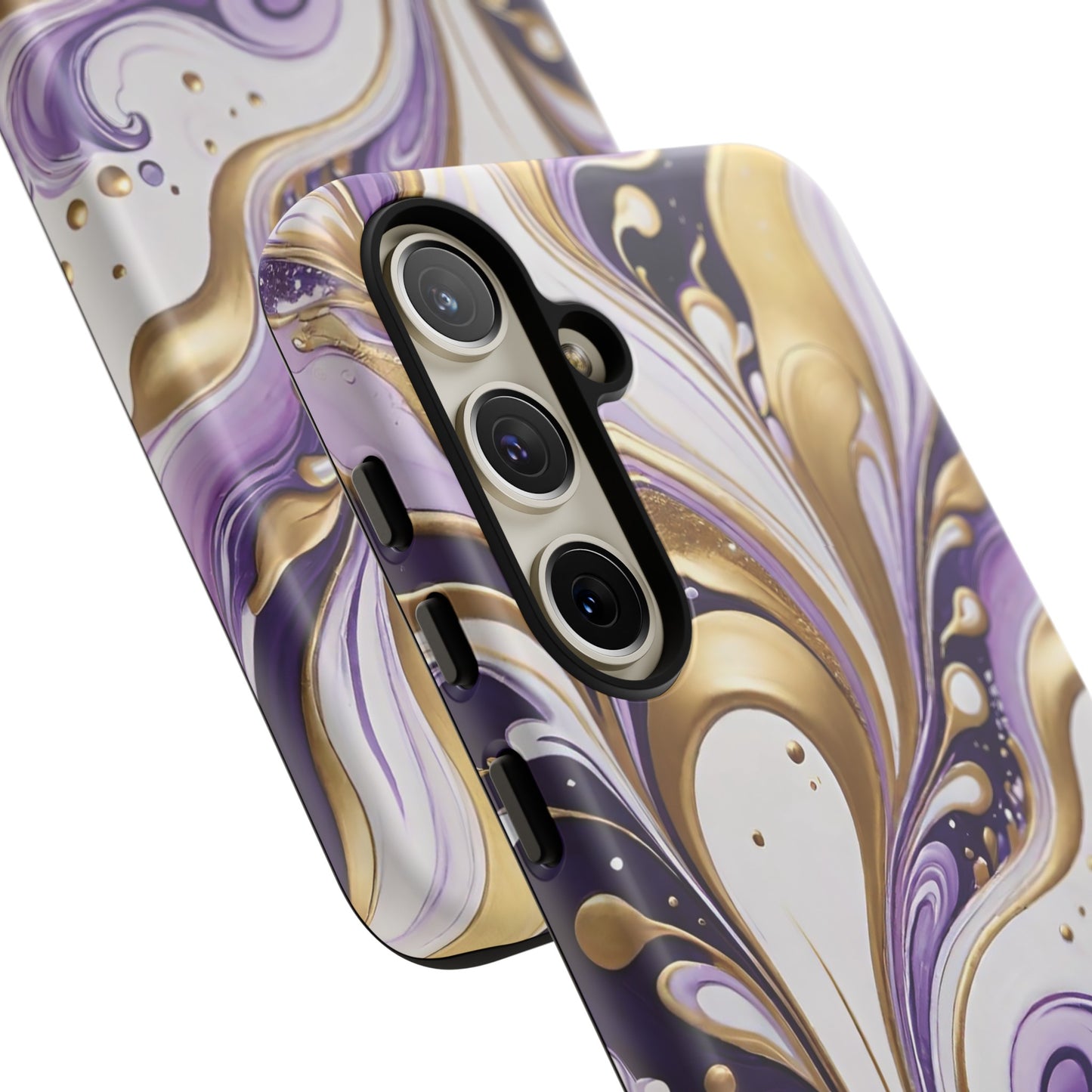 Purple and Gold Swirl 03