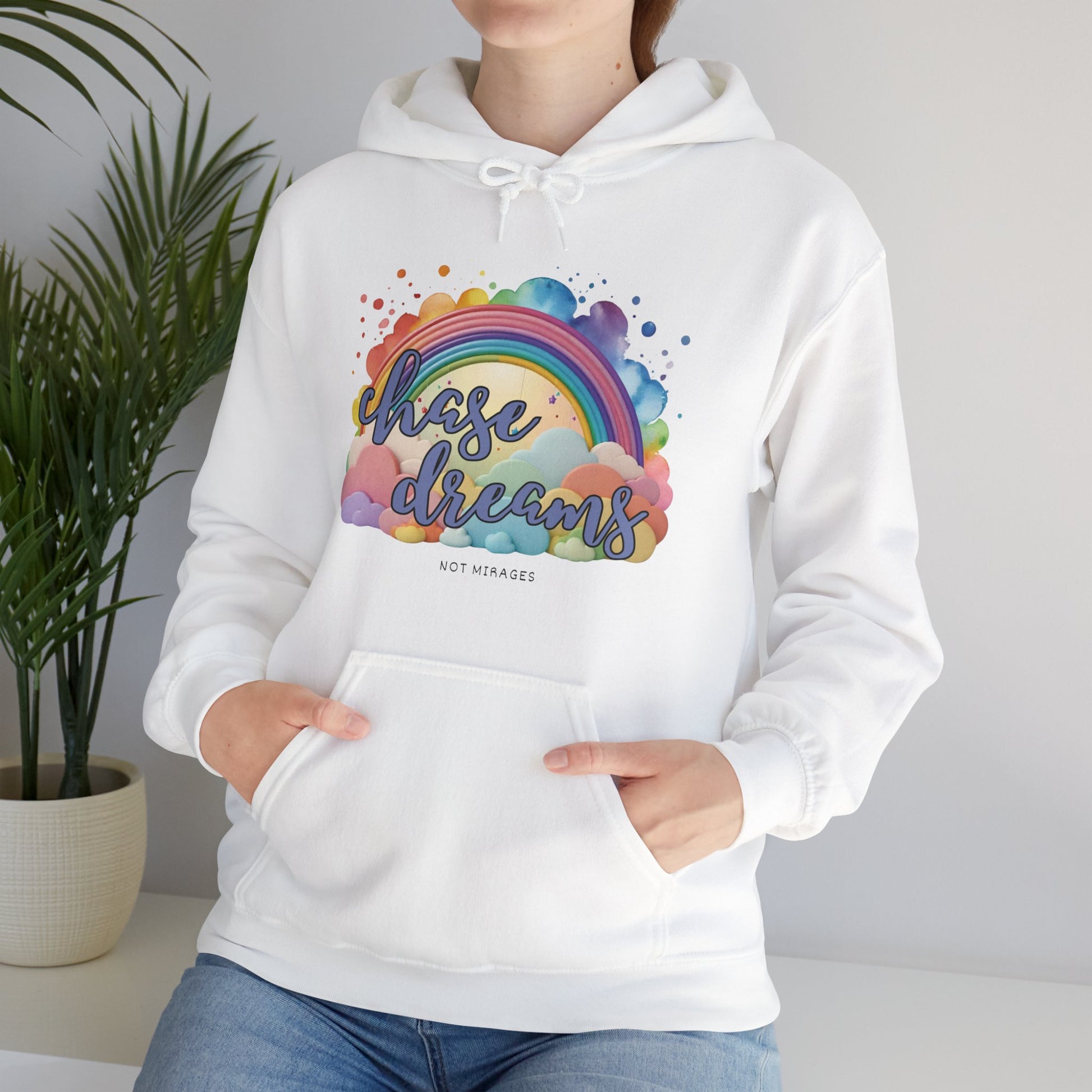 Chase Dreams, Not Mirages (Unisex Hoodie) - ShadowCrafts Studio